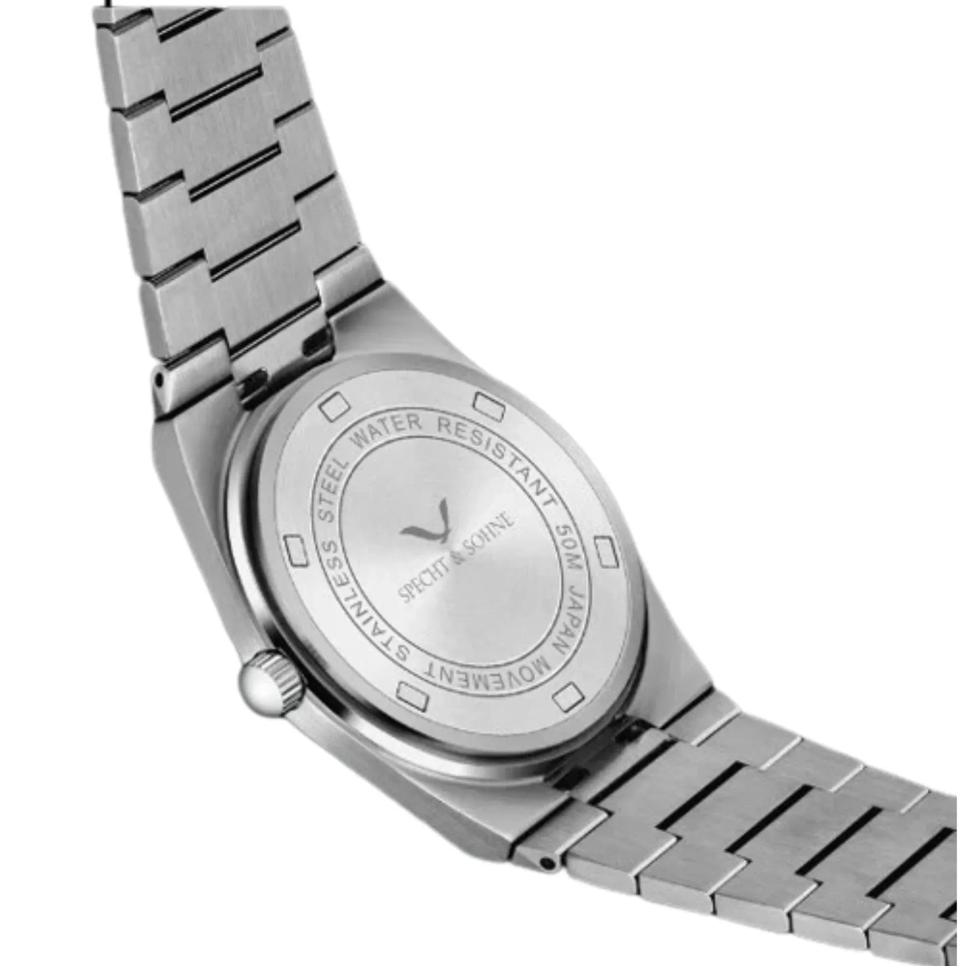 Specht&Sohne 37 mm Mens Luxury Watch with Japanese Quartz Movement - Salmon Edition - DREAM WATCHES