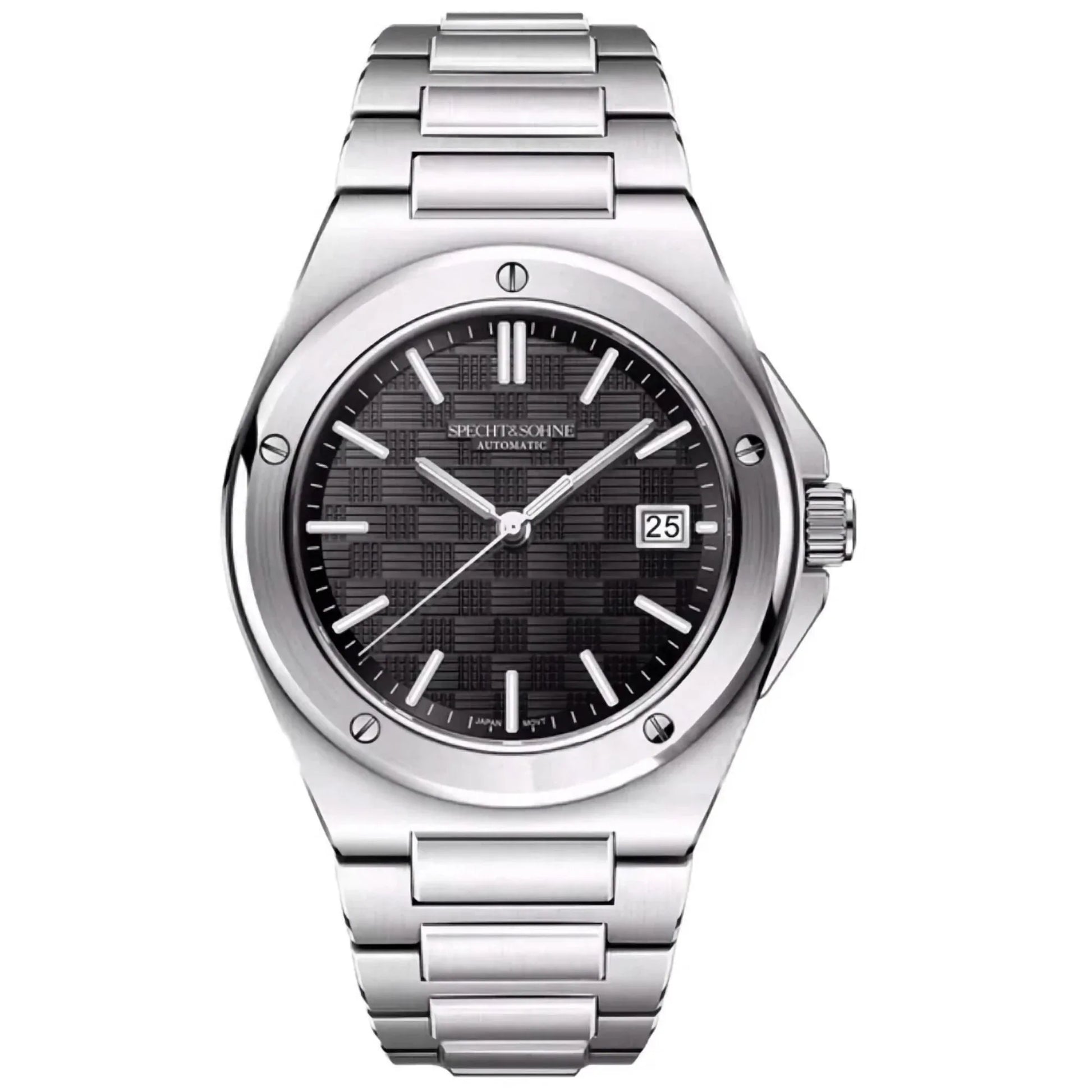 SPECHT&SOHNE Elegant Men's Japan Miyota 8215 Automatic Mechanical Watch Stainless Steel Sapphire Crystal 50m Waterproof Luminous Sports Wristwatches - DREAM WATCHES