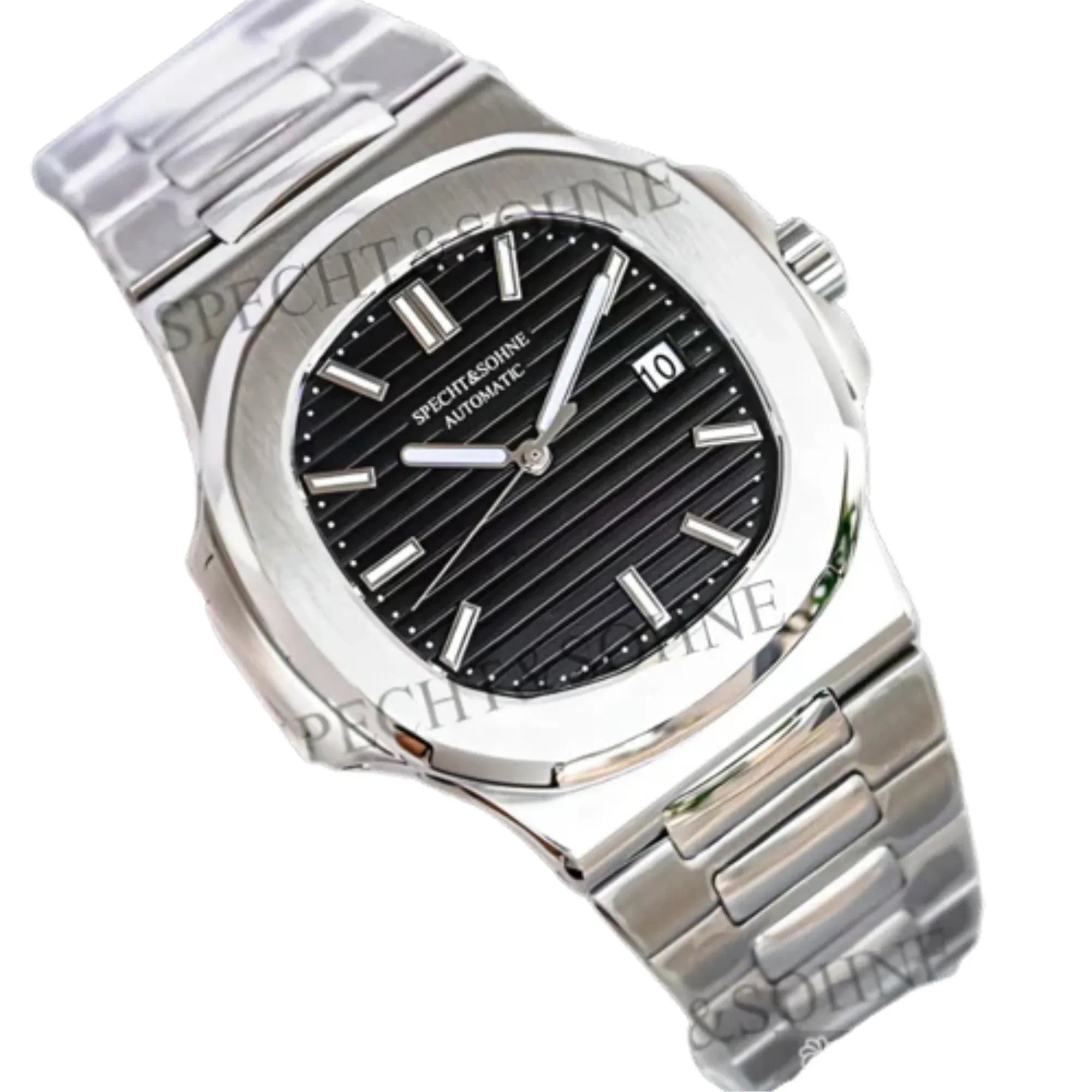 Specht&Sohne Mens Luxury Icon with Automatic movement - Icon Black - DREAM WATCHES