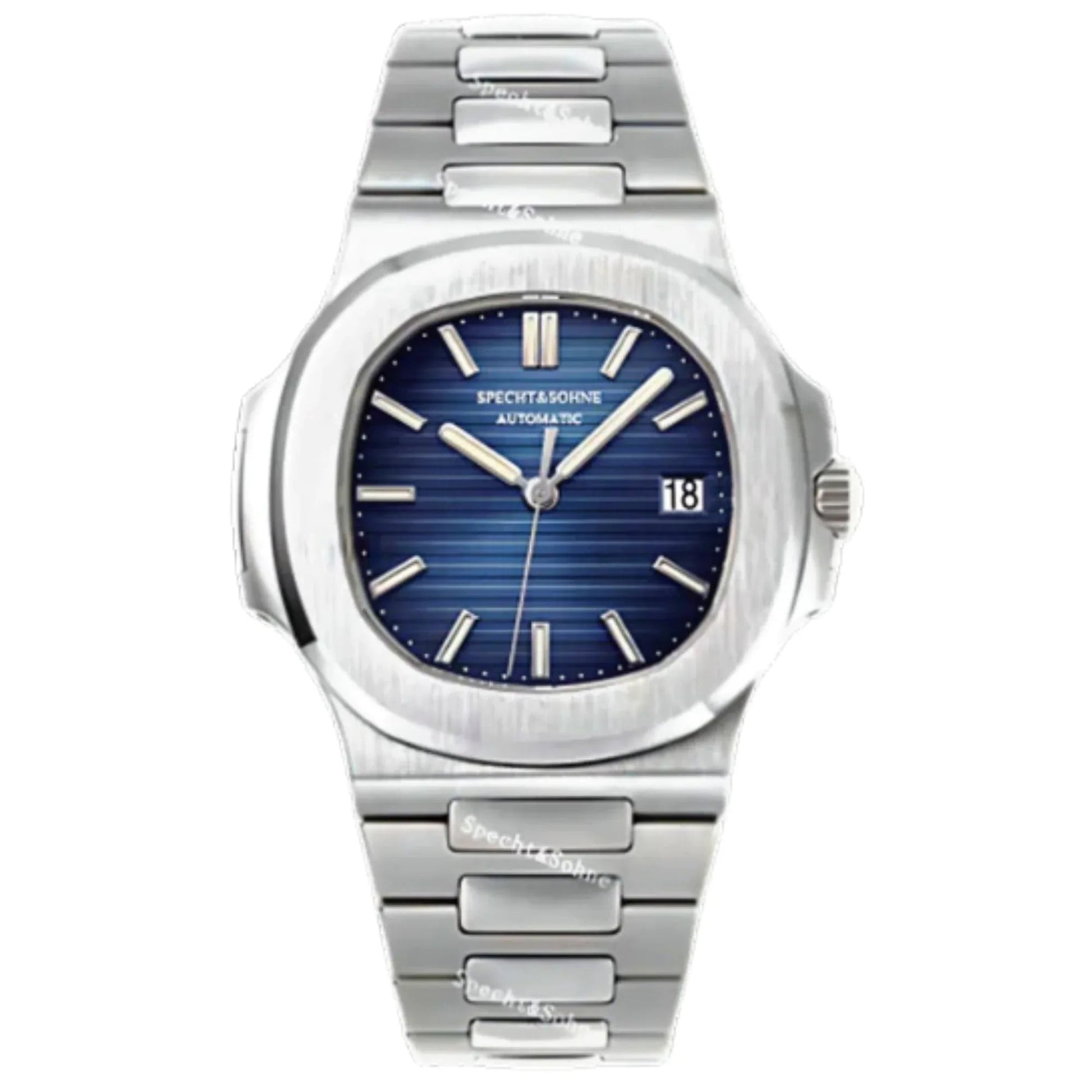 Specht&Sohne Mens Luxury Icon with Automatic movement - Icon Blue - DREAM WATCHES