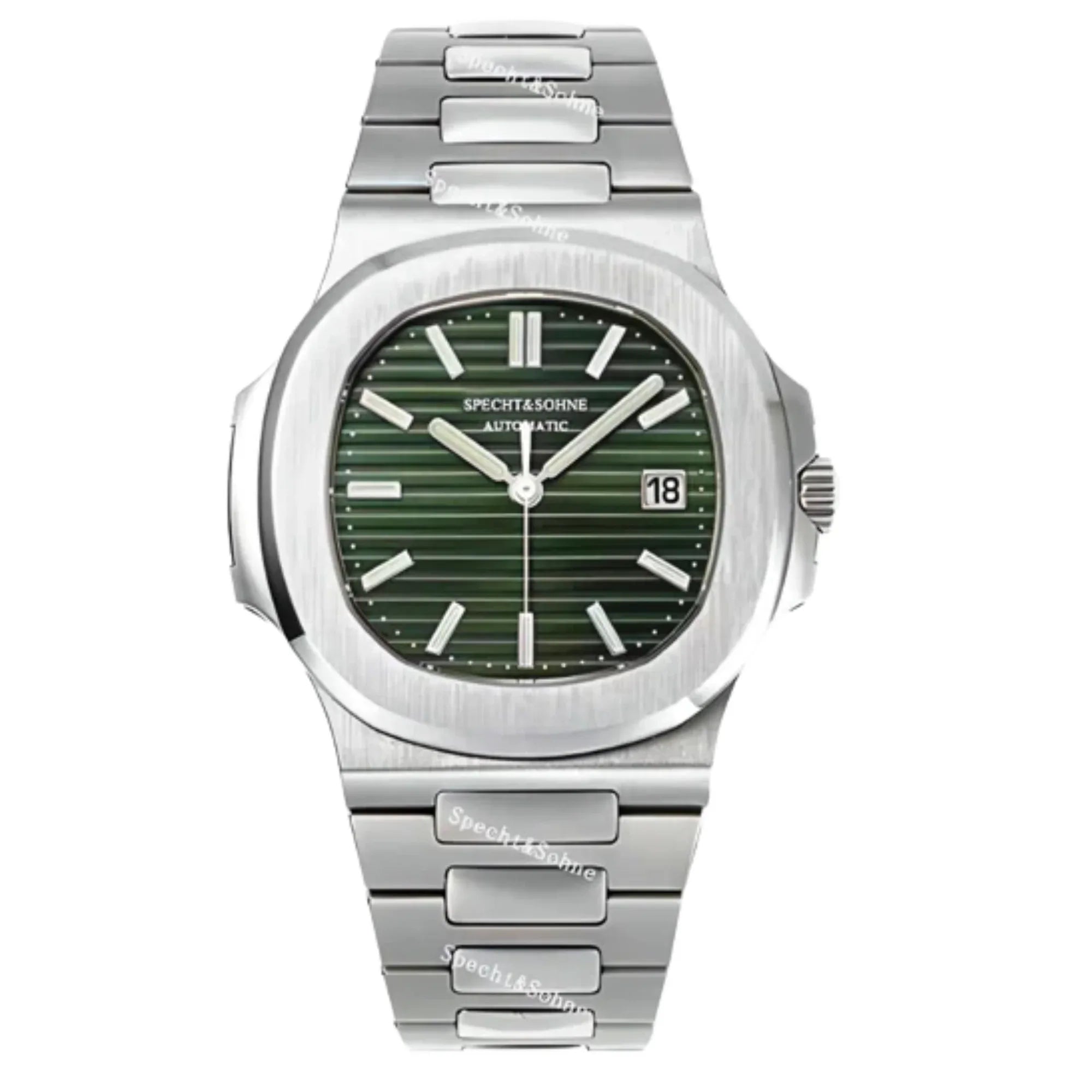 Specht&Sohne Mens Luxury Icon with Automatic movement - Icon Green - DREAM WATCHES