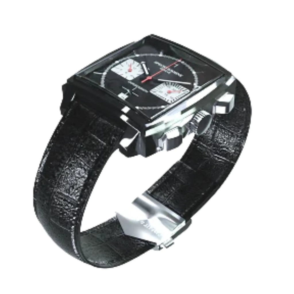 Specht&Sohne Mens Luxury Watch with Seiko VK64 Movement - Monaco Classic Edition - DREAM WATCHES