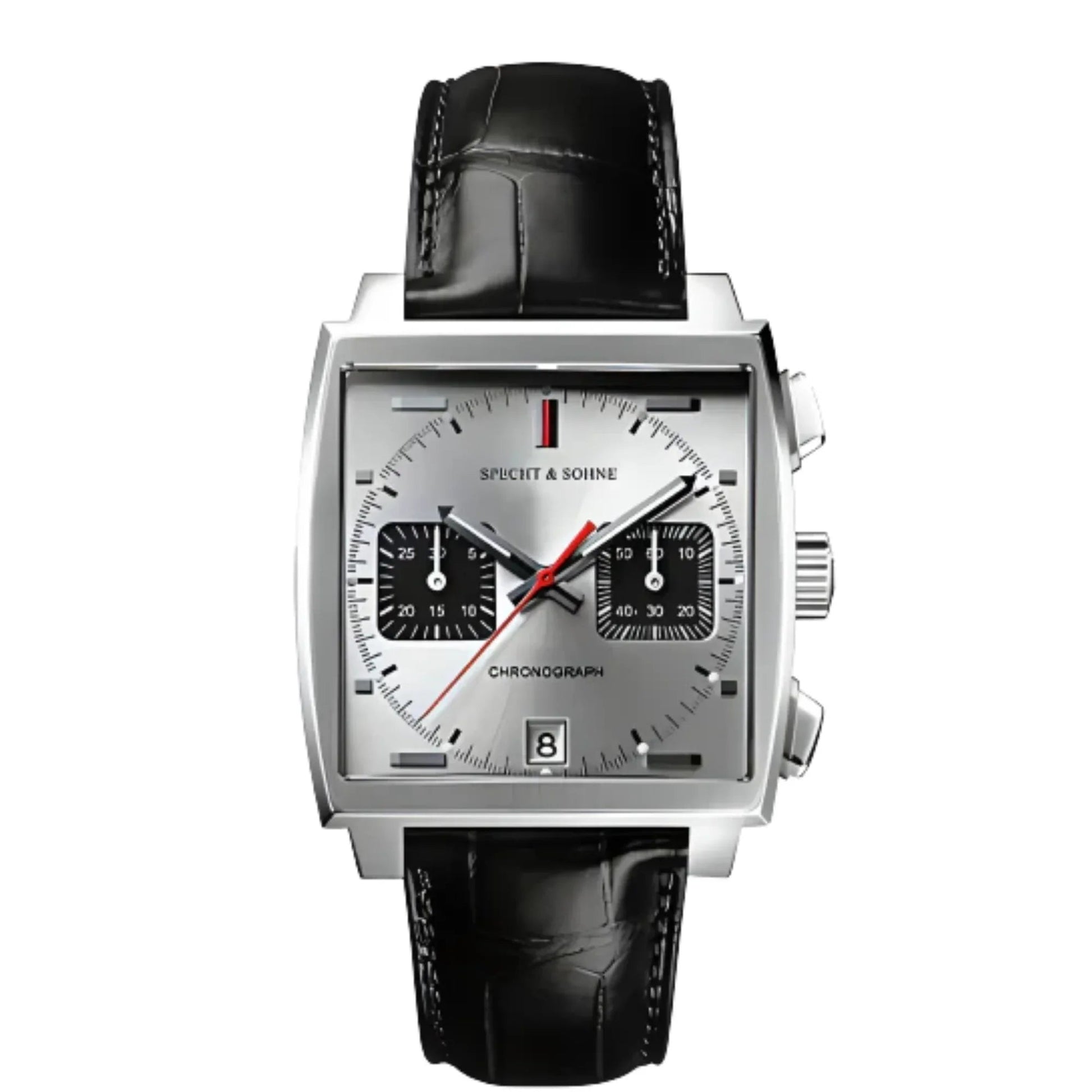 Specht&Sohne Mens Luxury Watch with Seiko VK64 Movement - Monaco F-1 Edition - DREAM WATCHES