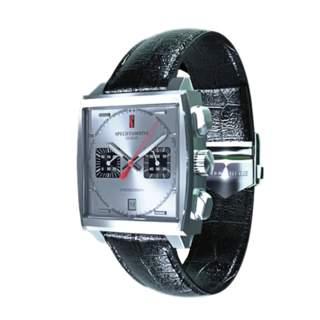 Specht&Sohne Mens Luxury Watch with Seiko VK64 Movement - Monaco F-1 Edition - DREAM WATCHES