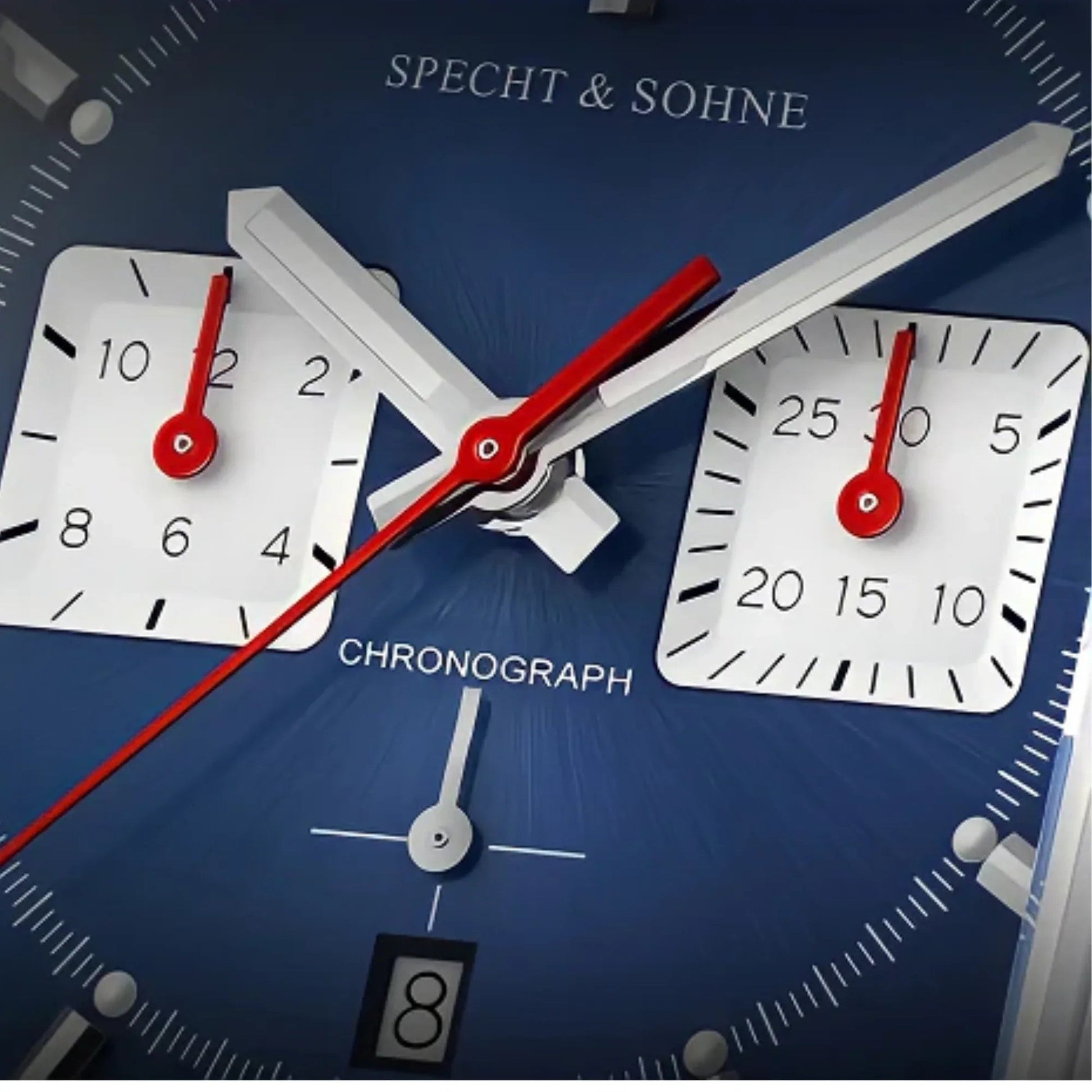 Specht&Sohne Mens Luxury Watch with Seiko VK64 Movement - Monaco Le Mans Edition - DREAM WATCHES