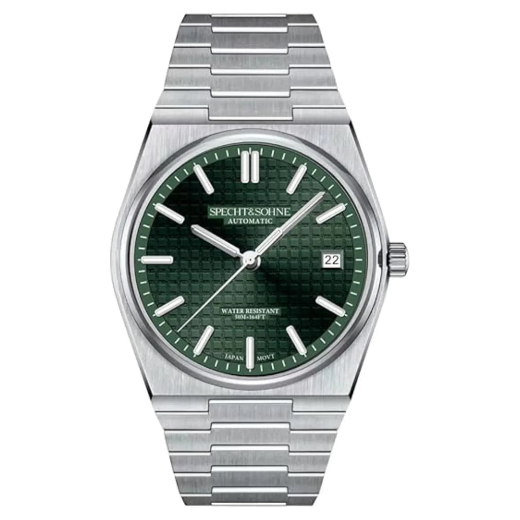 SPECHT&SOHNE Men's Mechanical Wristwatch Automatic Watches Sapphire Crystal 37MM Stainless Steel - DREAM WATCHES