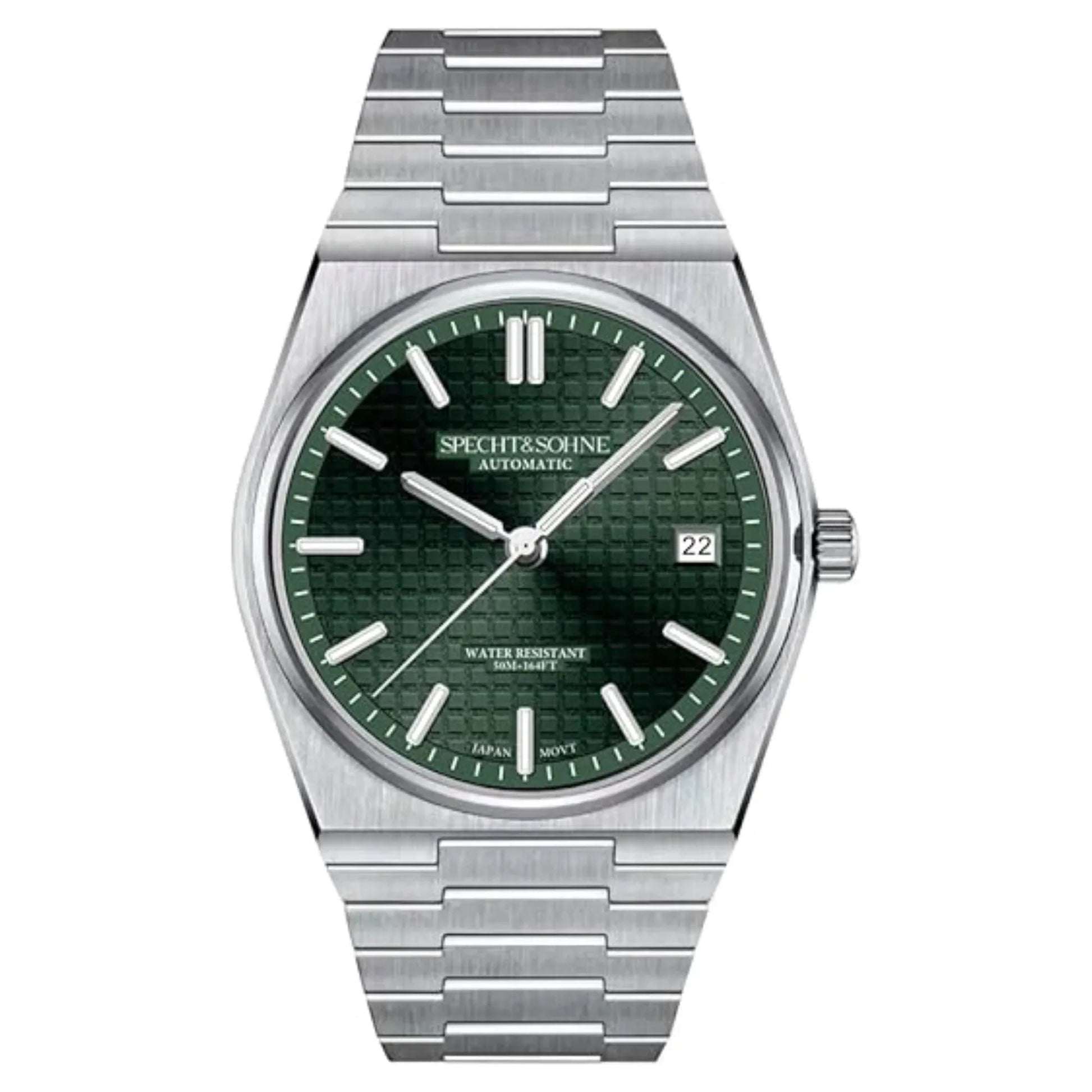 SPECHT&SOHNE Men's Mechanical Wristwatch Automatic Watches Sapphire Crystal 37MM Stainless Steel - DREAM WATCHES