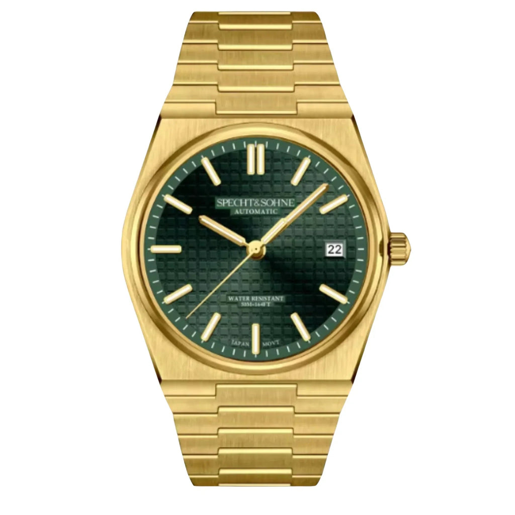 SPECHT&SOHNE Men's Mechanical Wristwatch Automatic Watches Sapphire Crystal 37MM Stainless Steel Waterproof - DREAM WATCHES