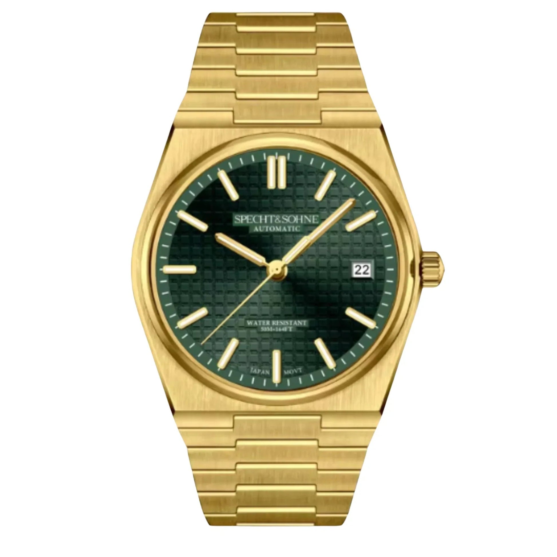 SPECHT&SOHNE Men's Mechanical Wristwatch Automatic Watches Sapphire Crystal 37MM Stainless Steel Waterproof - DREAM WATCHES