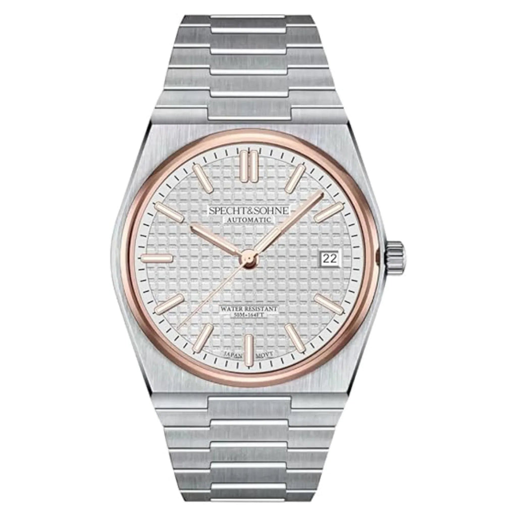 SPECHT&SOHNE Men's Mechanical Wristwatch Automatic Watches Sapphire Crystal 37MM Stainless Steel Waterproof - DREAM WATCHES