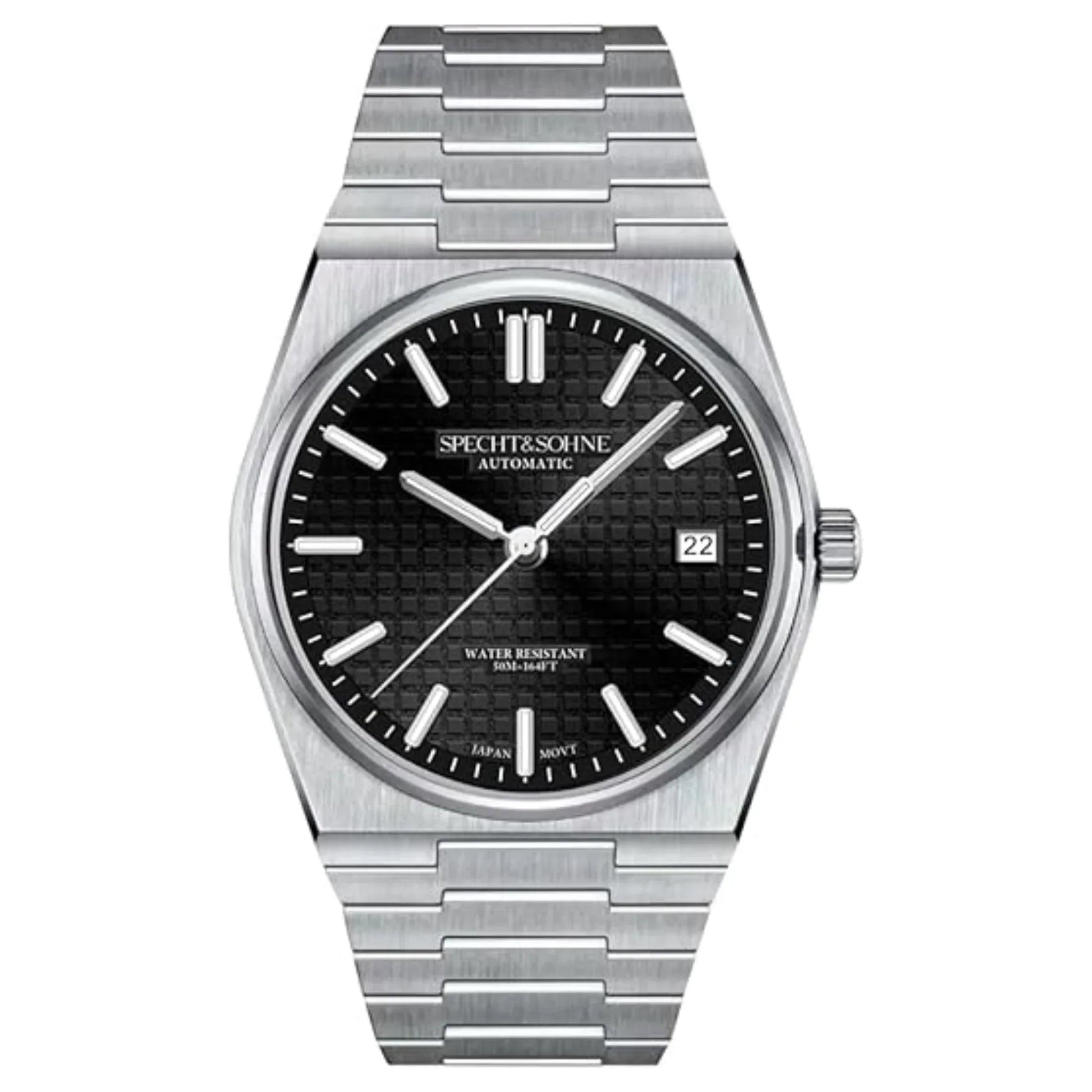 SPECHT&SOHNE Men's Mechanical Wristwatch Automatic Watches Sapphire Crystal 37MM Stainless Steel Waterproof - DREAM WATCHES