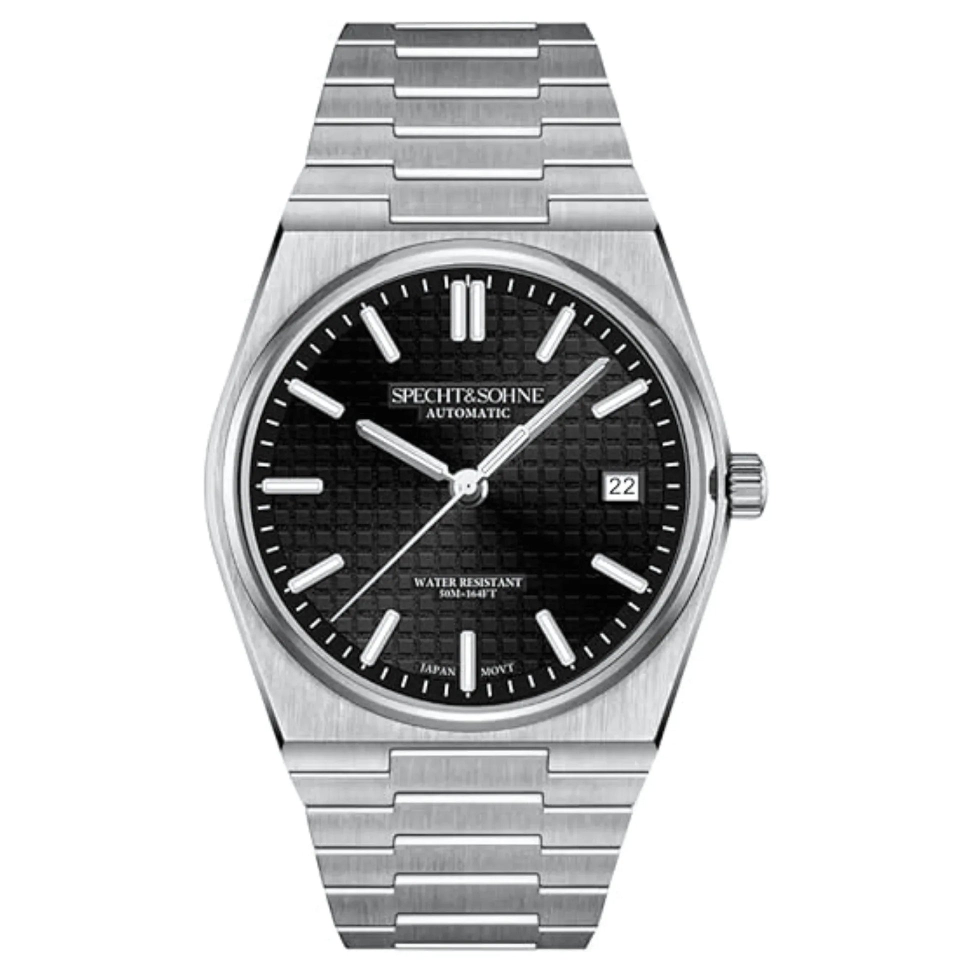 SPECHT&SOHNE Men's Mechanical Wristwatch Automatic Watches Sapphire Crystal 41MM Stainless Steel Waterproof - DREAM WATCHES