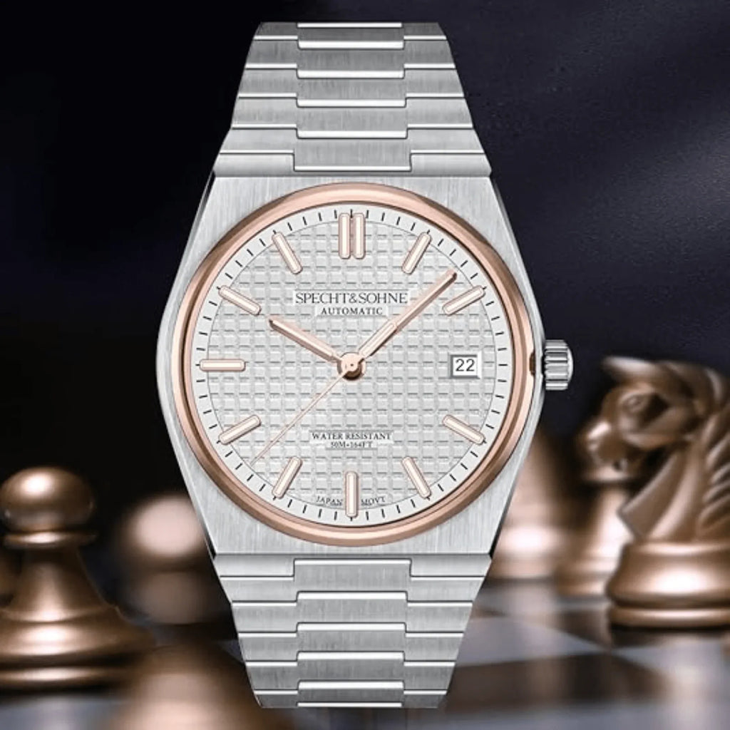 SPECHT&SOHNE Men's Mechanical Wristwatch Automatic Watches Sapphire Crystal 41MM Stainless Steel Waterproof - DREAM WATCHES