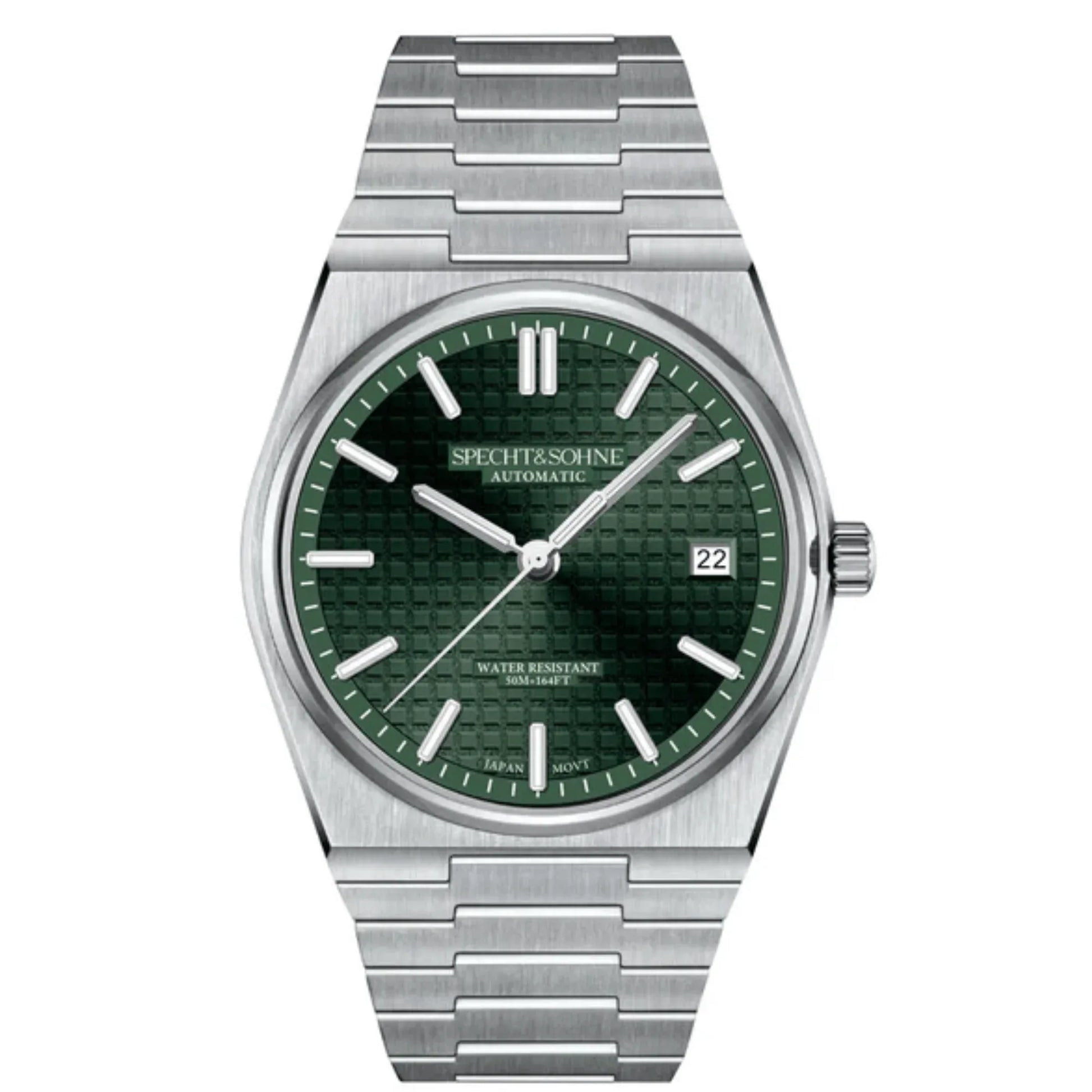 SPECHT&SOHNE Men's Mechanical Wristwatch Automatic Watches Sapphire Crystal 41MM Stainless Steel Waterproof - DREAM WATCHES