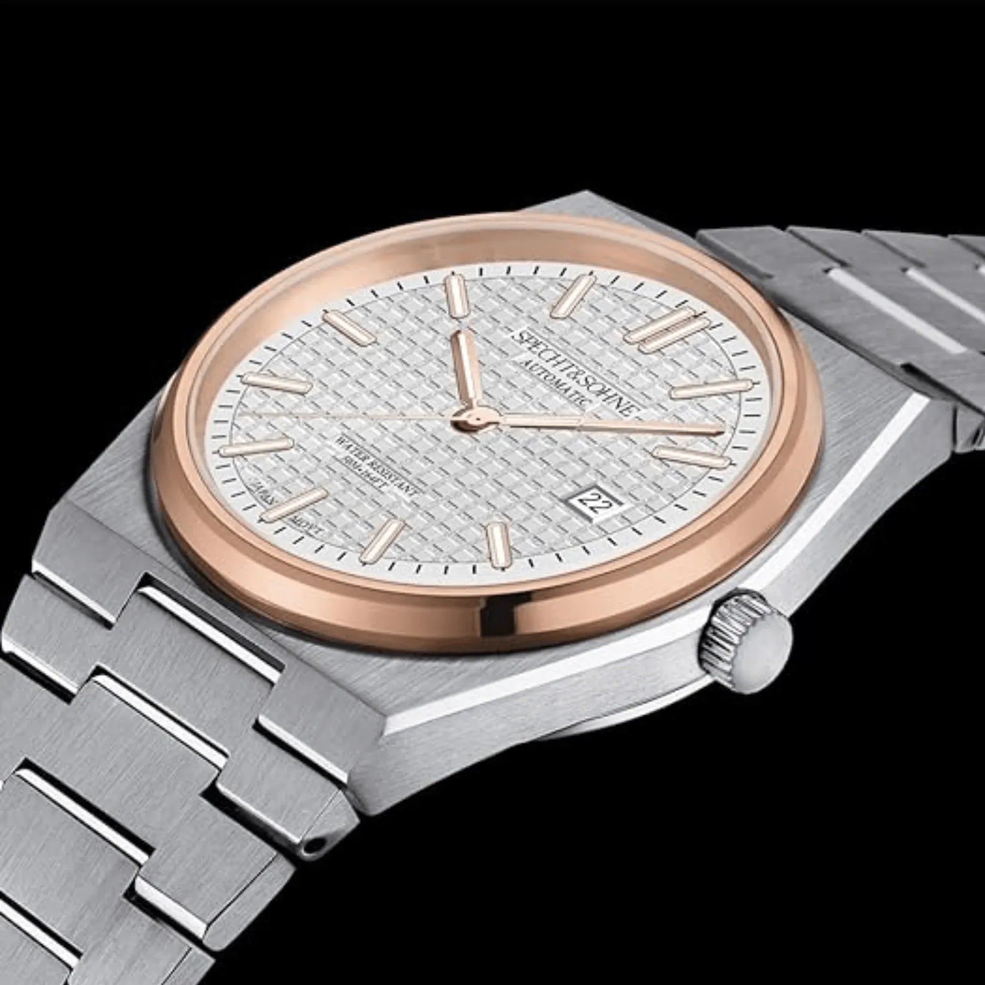 SPECHT&SOHNE Men's Mechanical Wristwatch Automatic Watches Sapphire Crystal 41MM Stainless Steel Waterproof - DREAM WATCHES