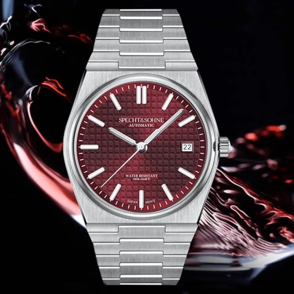 SPECHT&SOHNE Men's Mechanical Wristwatch Automatic Watches Sapphire Crystal 41MM Stainless Steel Waterproof - DREAM WATCHES