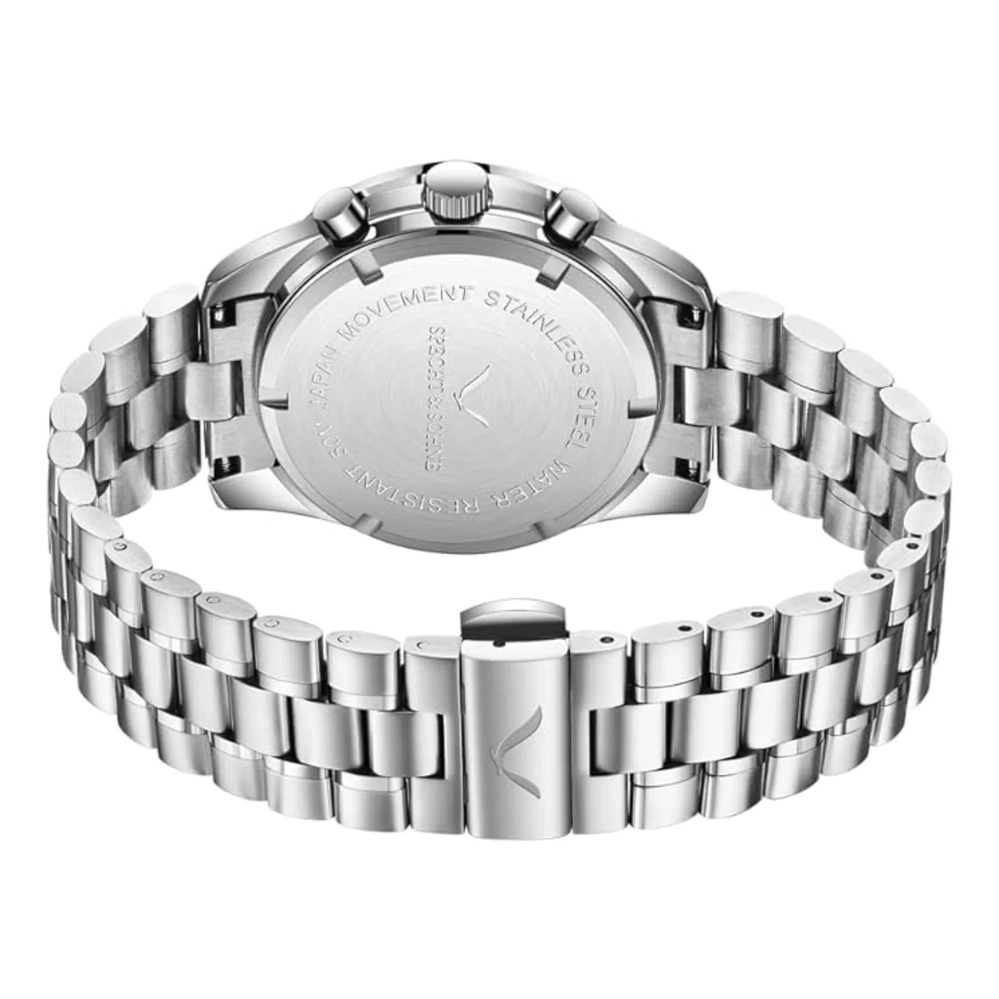 Specht&Sohne Men's Quartz Choronograph with VK68 Japanese Movement - Sky Blue - DREAM WATCHES