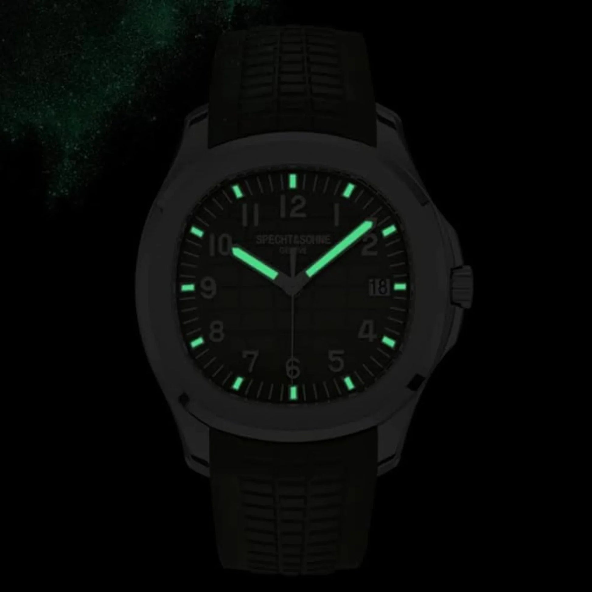 Specht&Sohne Modern 42 mm Miyota 8215 Movement Classic Mechanical Wristwatch - Green - DREAM WATCHES