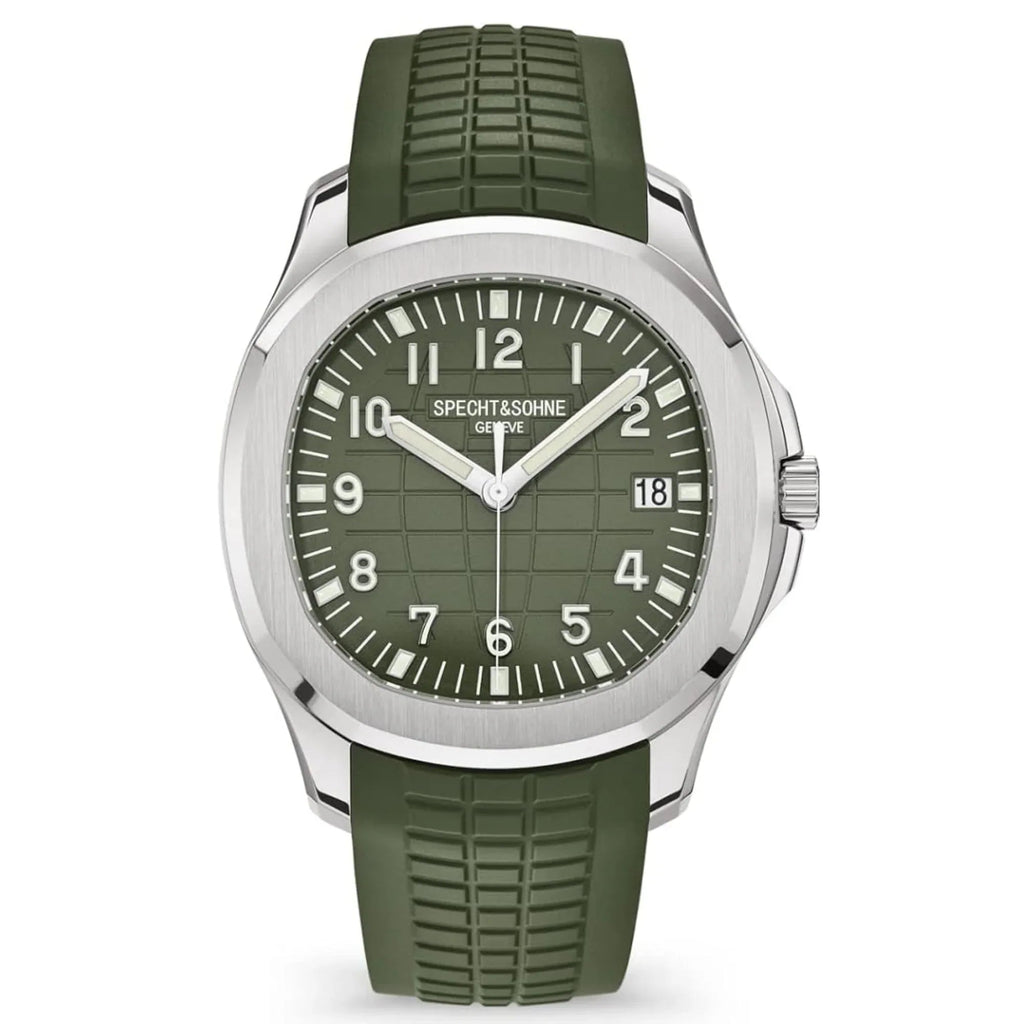 Specht&Sohne Modern 42 mm Miyota 8215 Movement Classic Mechanical Wristwatch - Green - DREAM WATCHES