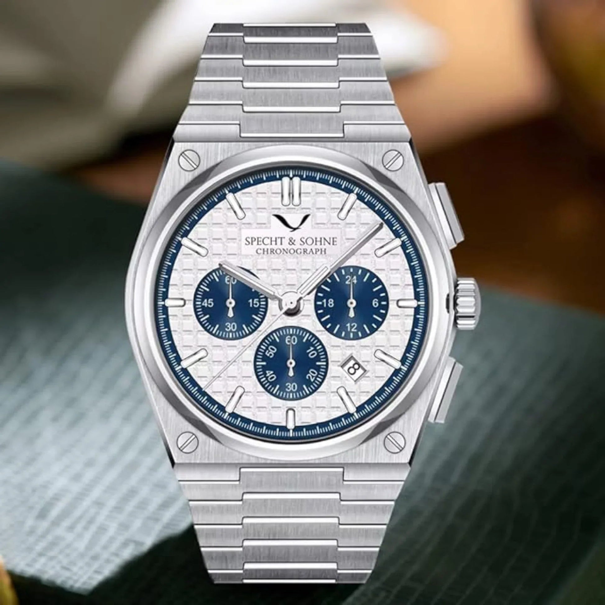 Specht&Sohne Multi-Function Chronograph with Seiko VK63 Watches Stainless Steel Wristwatch - DREAM WATCHES