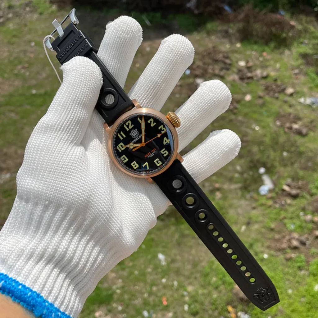 Steeldive SD1903S Bronze Pilot Men Watch - DREAM WATCHES