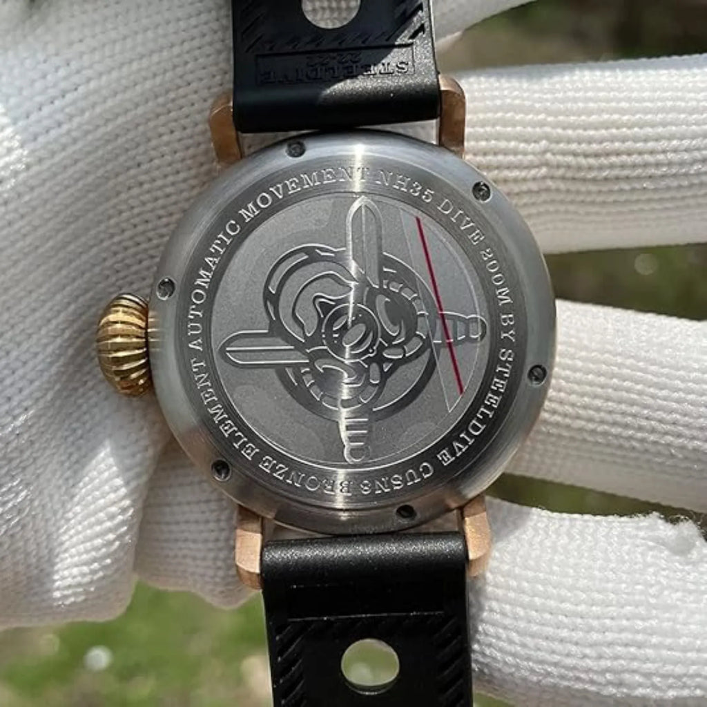 Steeldive SD1903S Bronze Pilot Men Watch - DREAM WATCHES