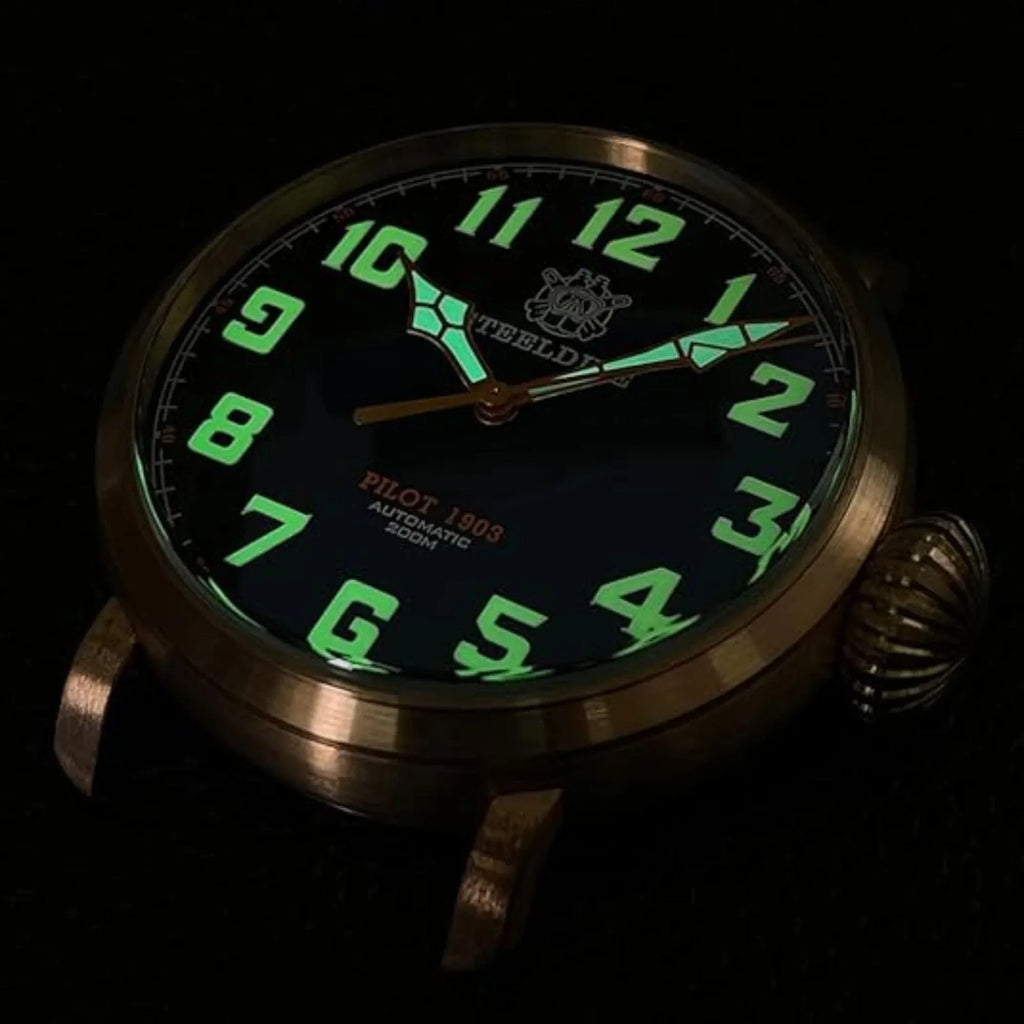 Steeldive SD1903S Bronze Pilot Men Watch - DREAM WATCHES