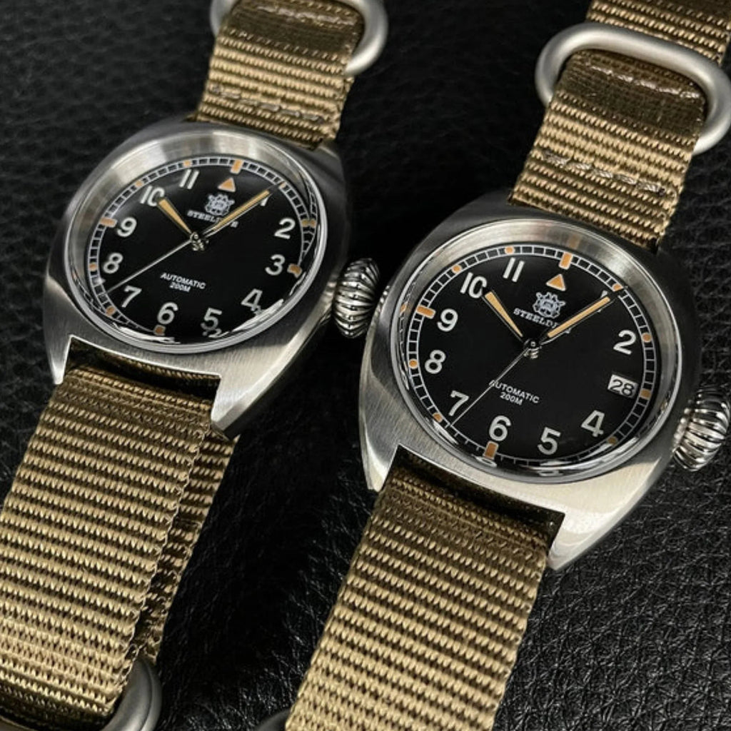 Steeldive SD1907 Automtic British Military W10 Field Watch - DREAM WATCHES