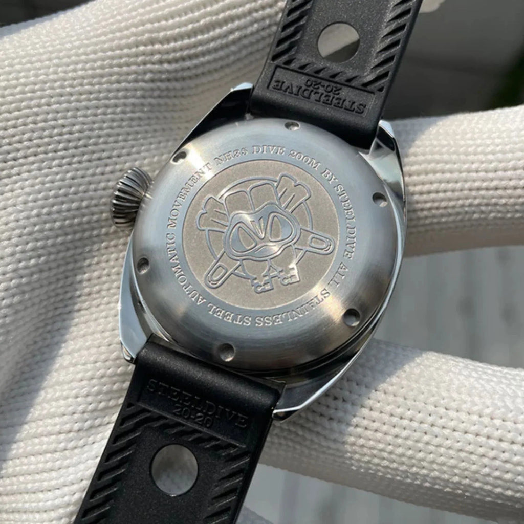 Steeldive SD1907P 40mm W10 Military Automatic Watch - DREAM WATCHES