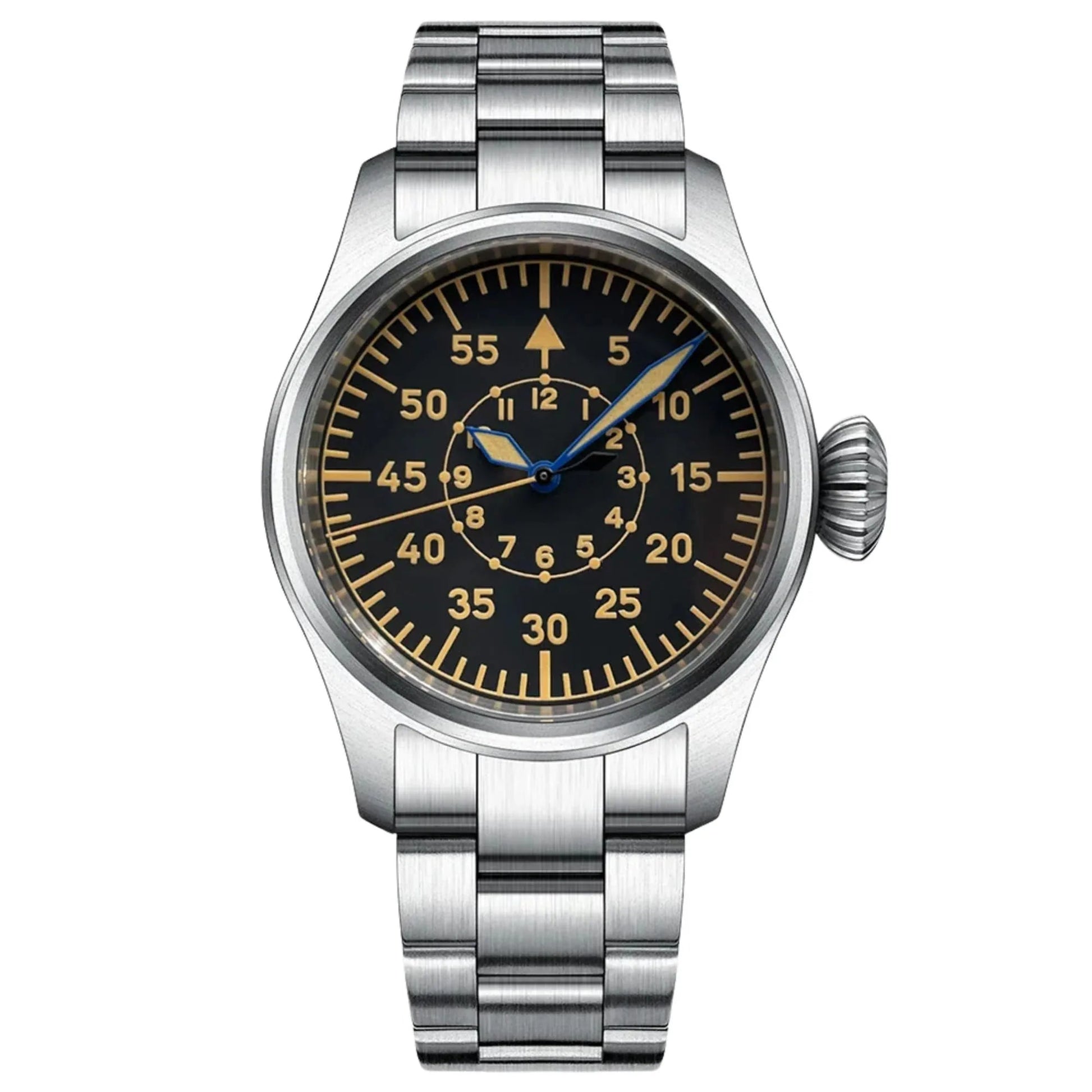 Steeldive SD1928B Retro Militarty Pilot Watch - DREAM WATCHES