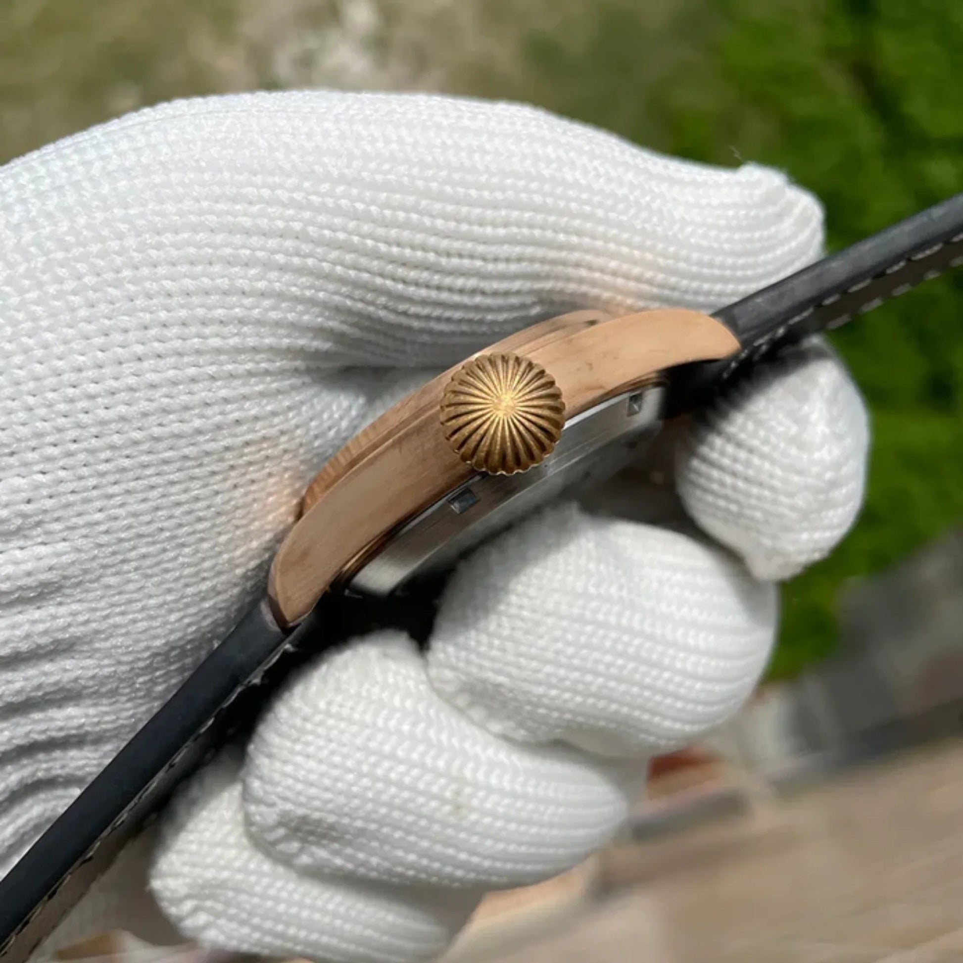 Steeldive SD1928S Bronze Pilot Watch - Onion Crown - DREAM WATCHES