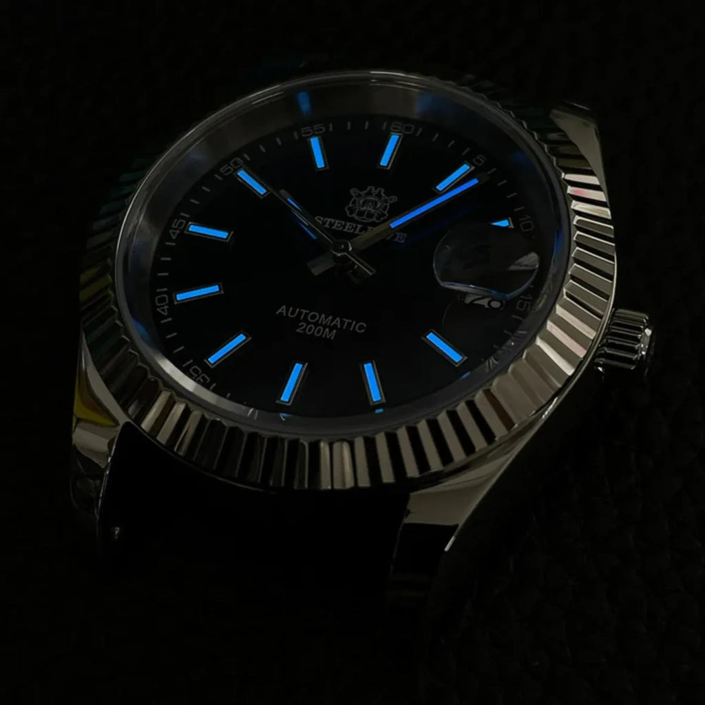 Steeldive SD1933 DJ Homage Men Watch - Yellow Dial With Oyster Bracelet - DREAM WATCHES