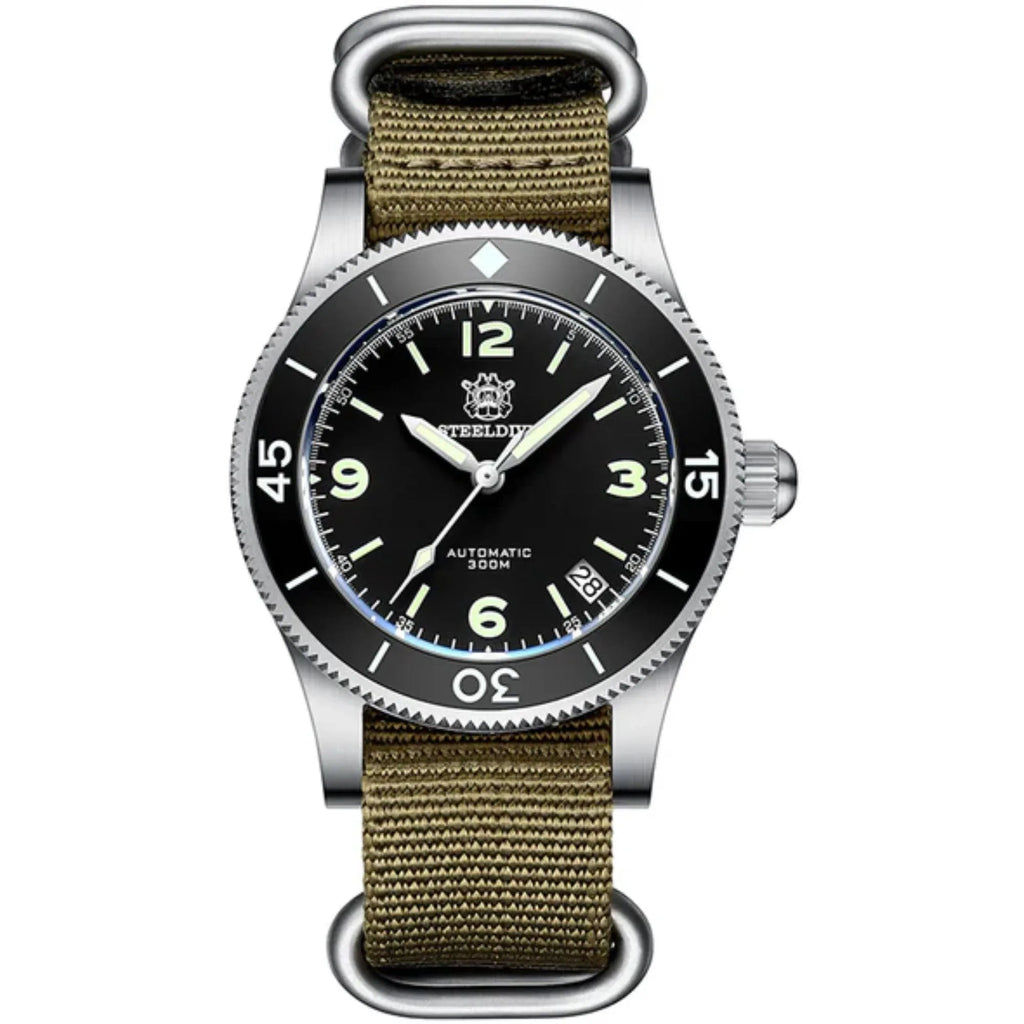Steeldive SD1952 50-Fathoms Mechanical Watch Men - with Date - DREAM WATCHES