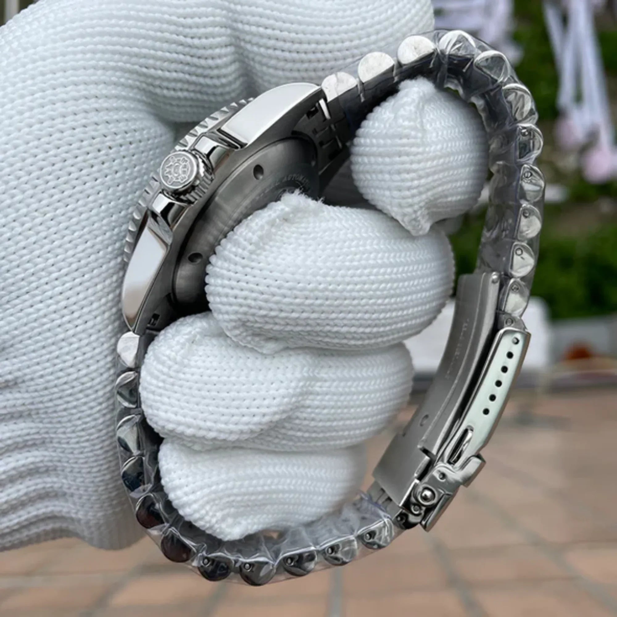 Steeldive SD1953 Sub Men Dive Watch V2 Black/Green Dial With Jubilee Bracelet - DREAM WATCHES