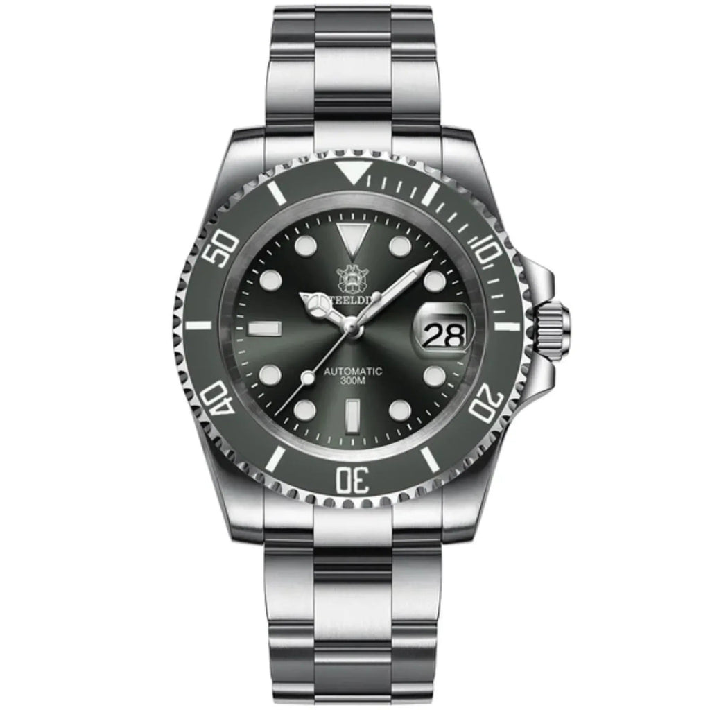 Steeldive SD1953 Sub Men Dive Watch V2 Grey Dial With Oyster Bracelet - DREAM WATCHES