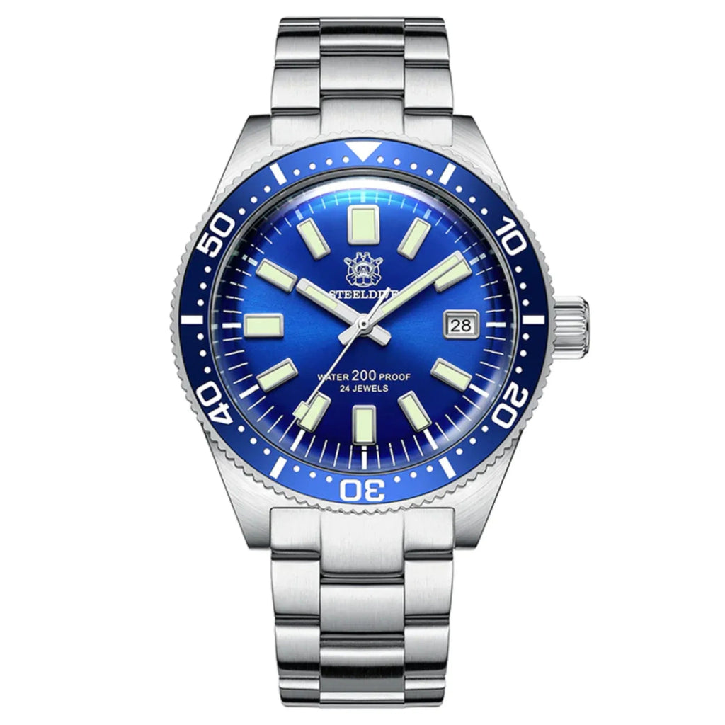 Steeldive SD1962 62MAS Automatic Watch Men - Blue - DREAM WATCHES