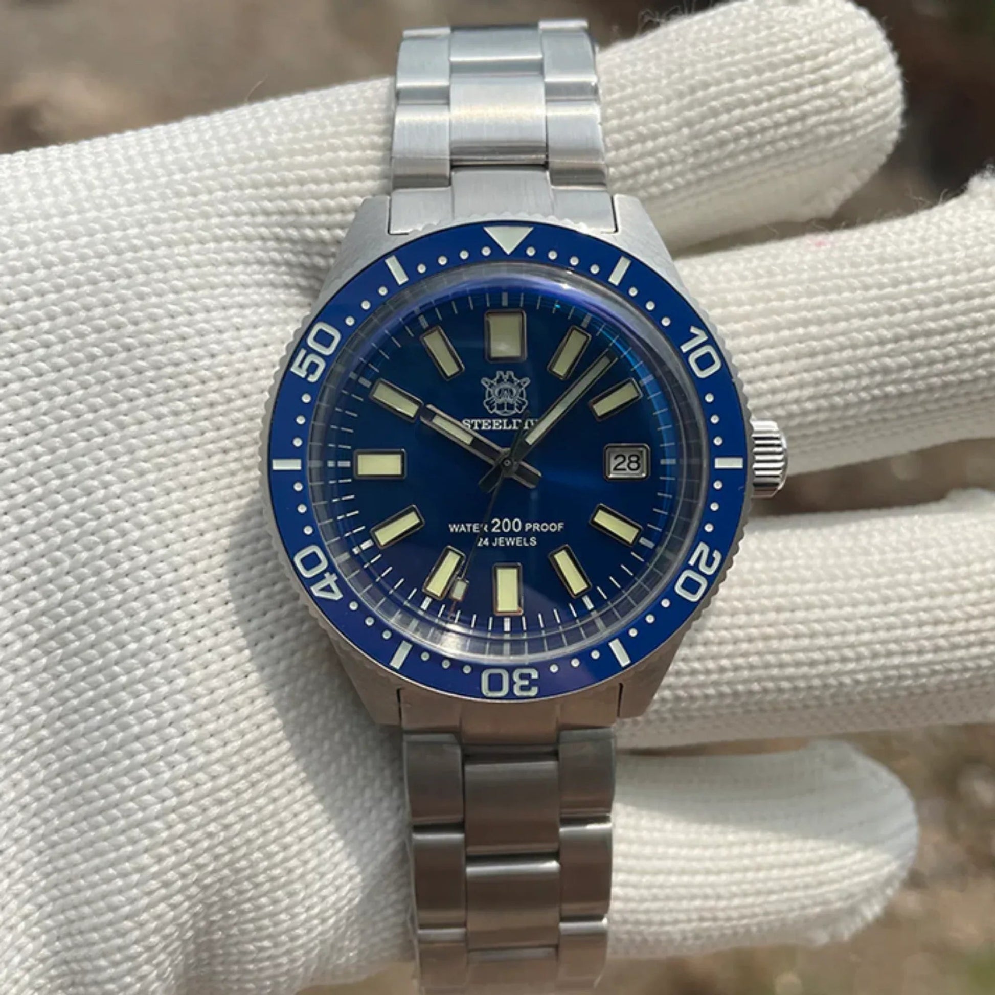 Steeldive SD1962 62MAS Automatic Watch Men - Blue - DREAM WATCHES