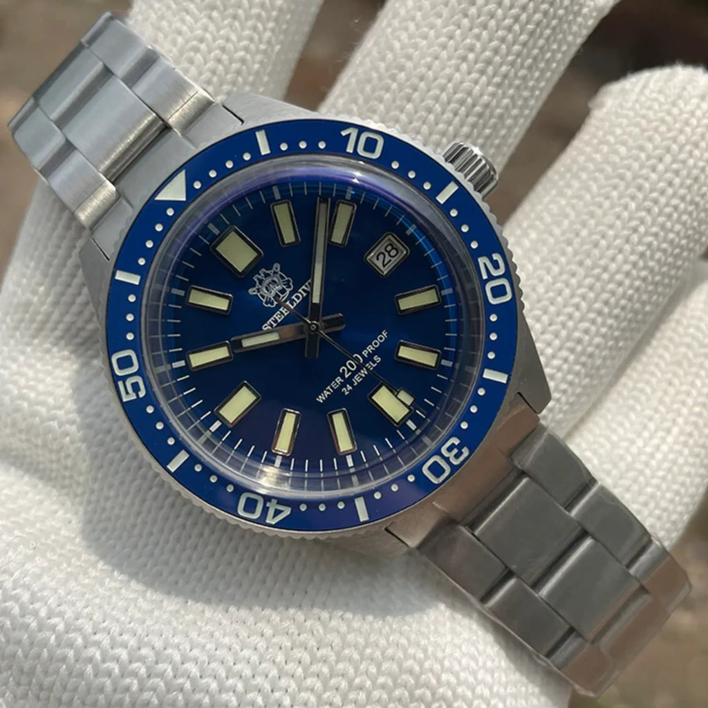 Steeldive SD1962 62MAS Automatic Watch Men - Blue - DREAM WATCHES