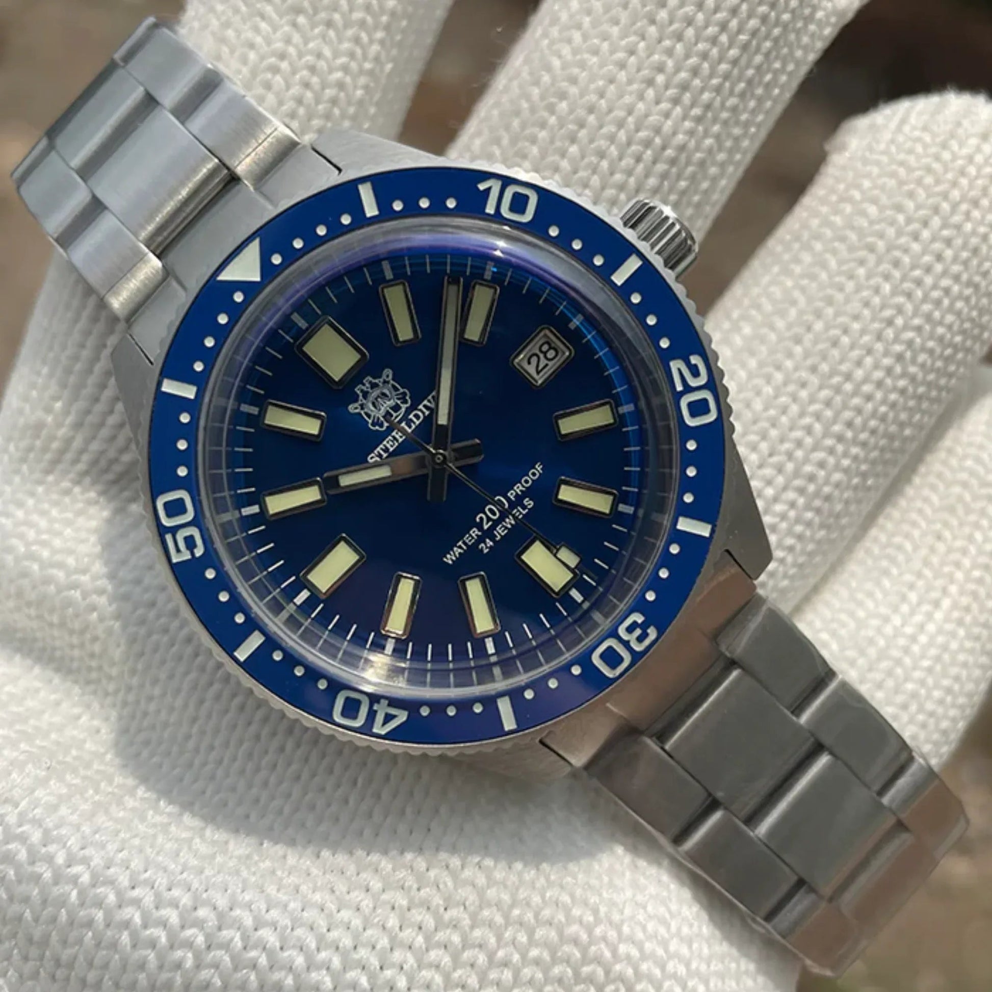 Steeldive SD1962 62MAS Automatic Watch Men - Blue - DREAM WATCHES
