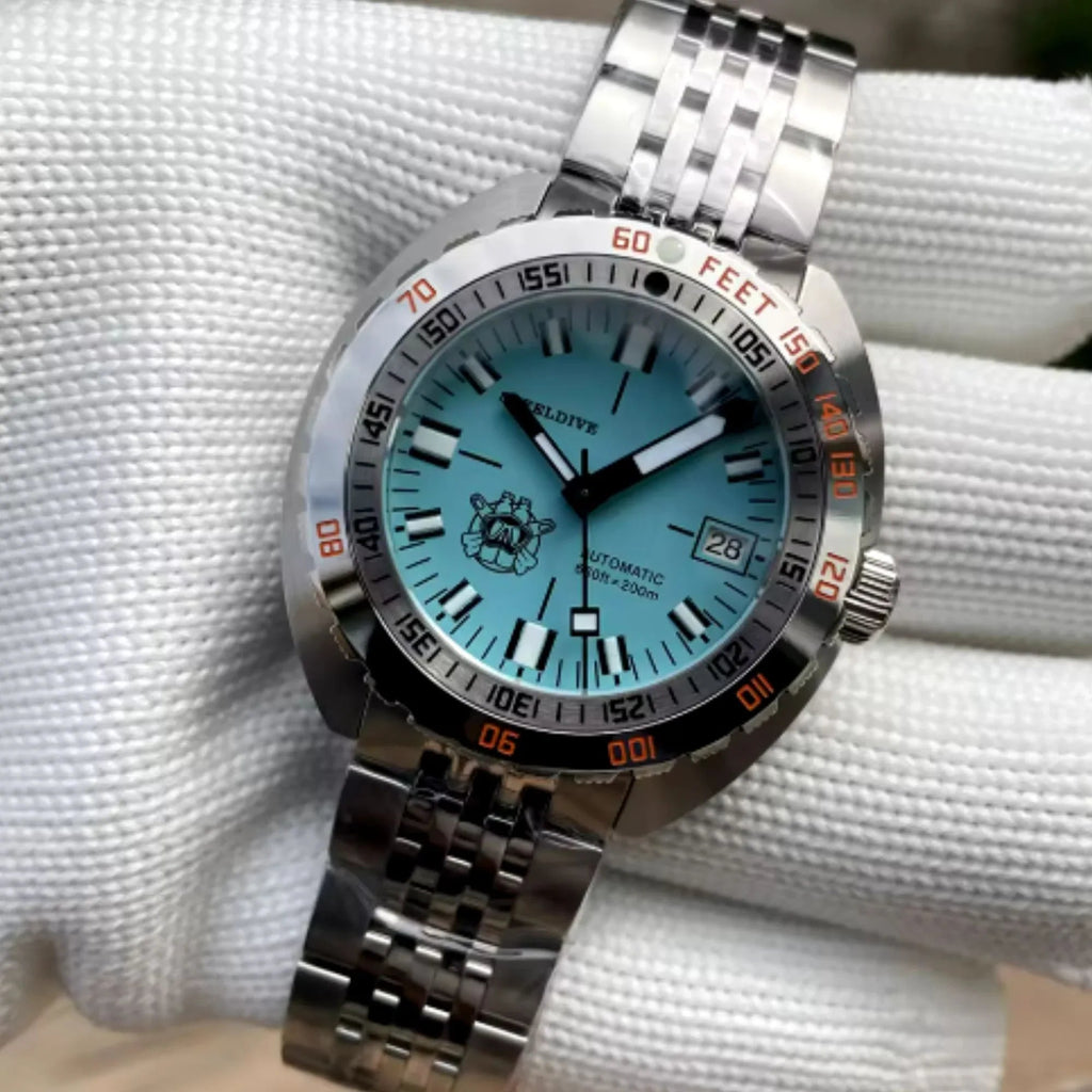 Steeldive SD1967 Sub-300T Men's 43MM 200M Waterproof Dive Watch NH35 Automatic Mechanical Watch Sapphire Crystal Luminous Business Watch - DREAM WATCHES