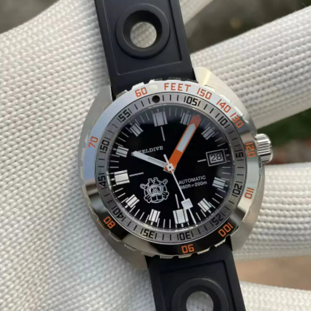 Steeldive SD1967 Sub-300T Men's 43MM 200M Waterproof Dive Watch NH35 Automatic Mechanical Watch Sapphire Crystal Luminous Business Watch - DREAM WATCHES