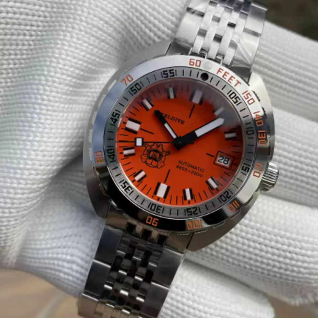 Steeldive SD1967 Sub-300T Men's 43MM 200M Waterproof Dive Watch NH35 Automatic Mechanical Watch Sapphire Crystal Luminous Business Watch - DREAM WATCHES