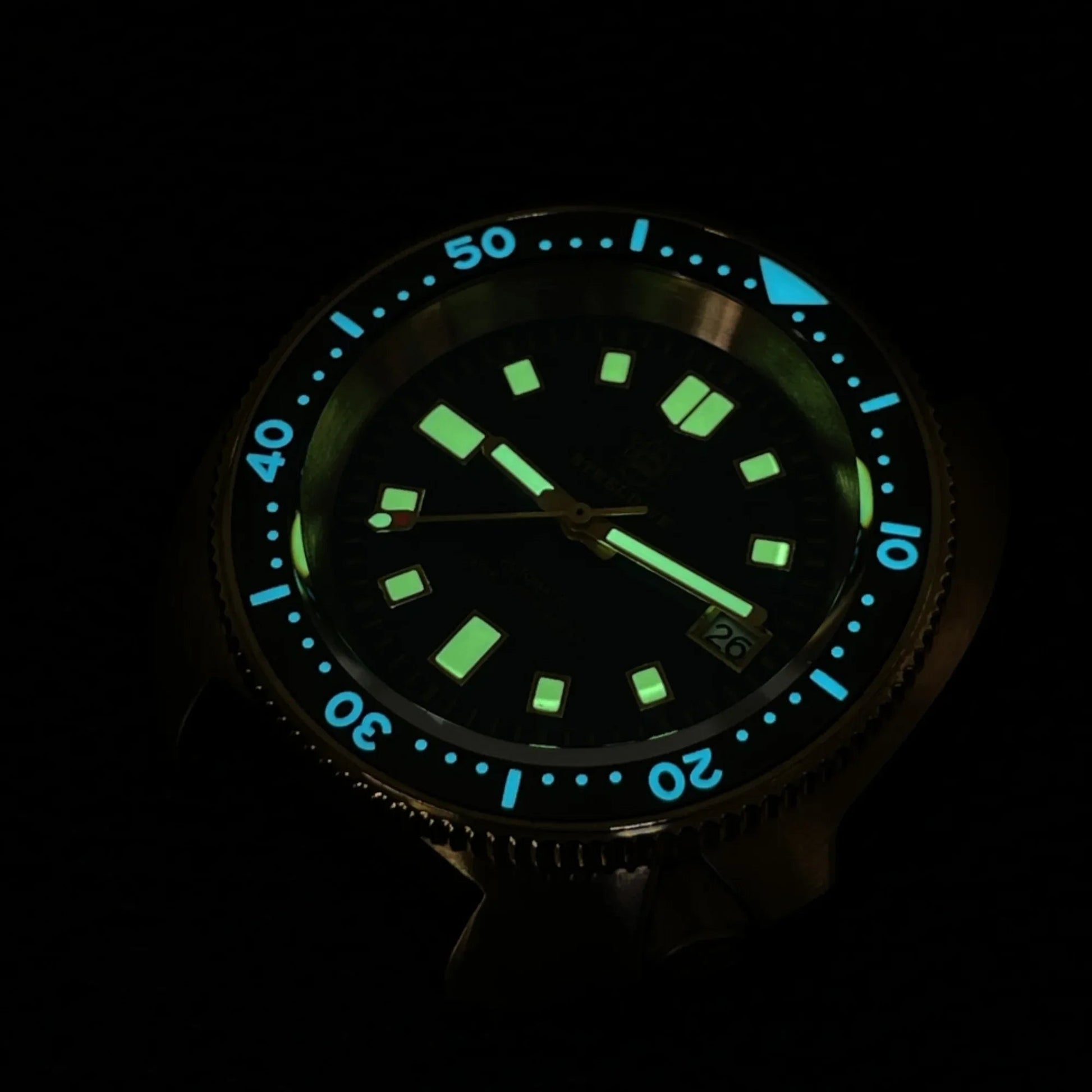 Steeldive SD1970S Bronze 6105 Turtle Diving Watch V2 With Black Holer Rubber Strap - Bronze - DREAM WATCHES
