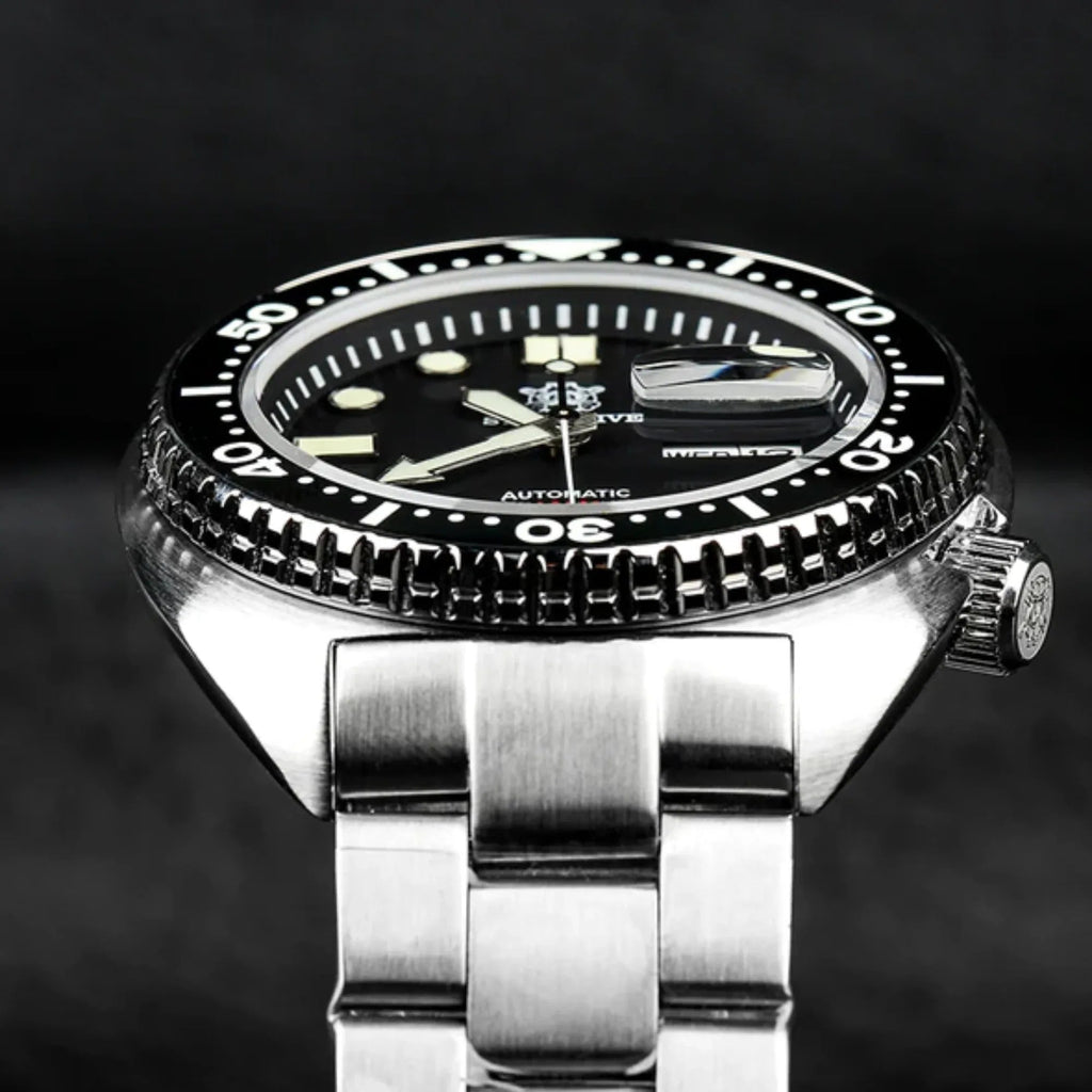 STEELDIVE SD1972 6309 King Turtle Dive Watch V2 - on Steel Bracelet - DREAM WATCHES