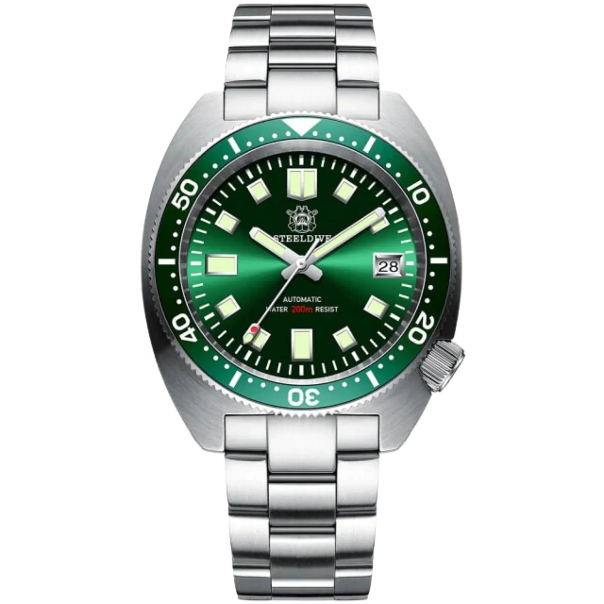 STEELDIVE SD1977 6105/8000 Slim Turtle Diver Watch - DREAM WATCHES