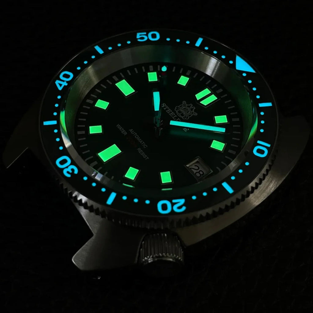 STEELDIVE SD1977 6105/8000 Slim Turtle Diver Watch - DREAM WATCHES