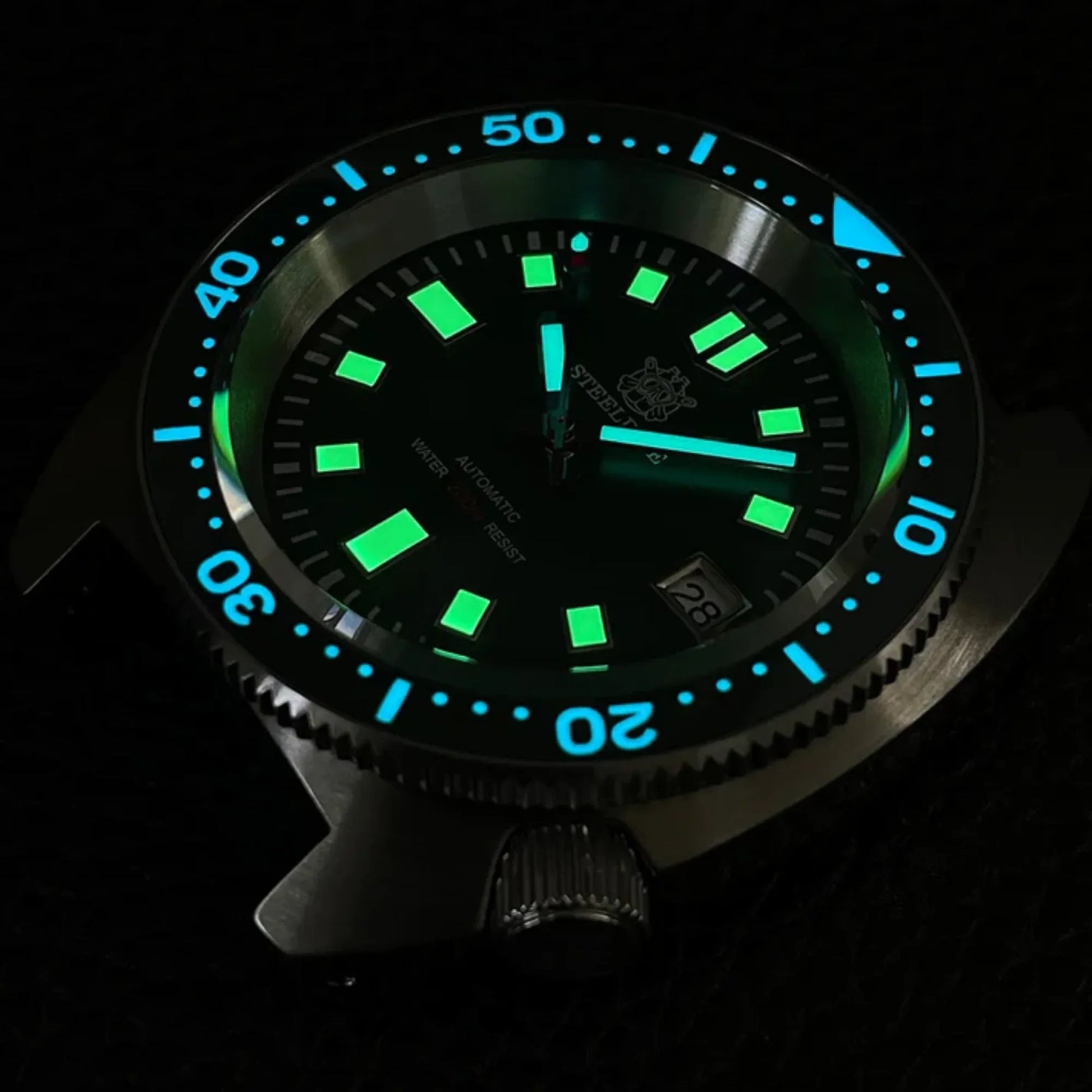 STEELDIVE SD1977 6105/8000 Slim Turtle Diver Watch - DREAM WATCHES
