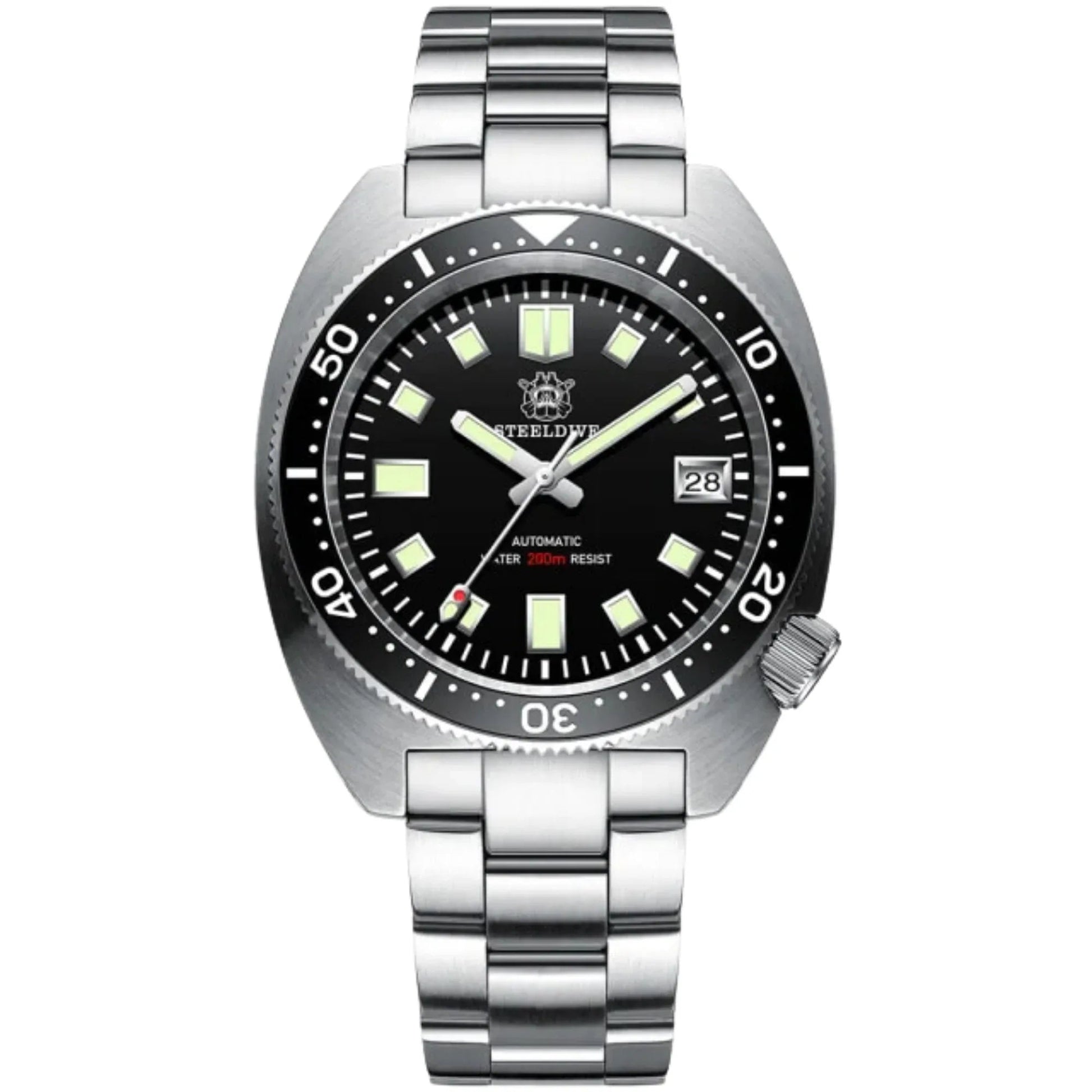 STEELDIVE SD1977 6105/8000 Slim Turtle Diver Watch - DREAM WATCHES