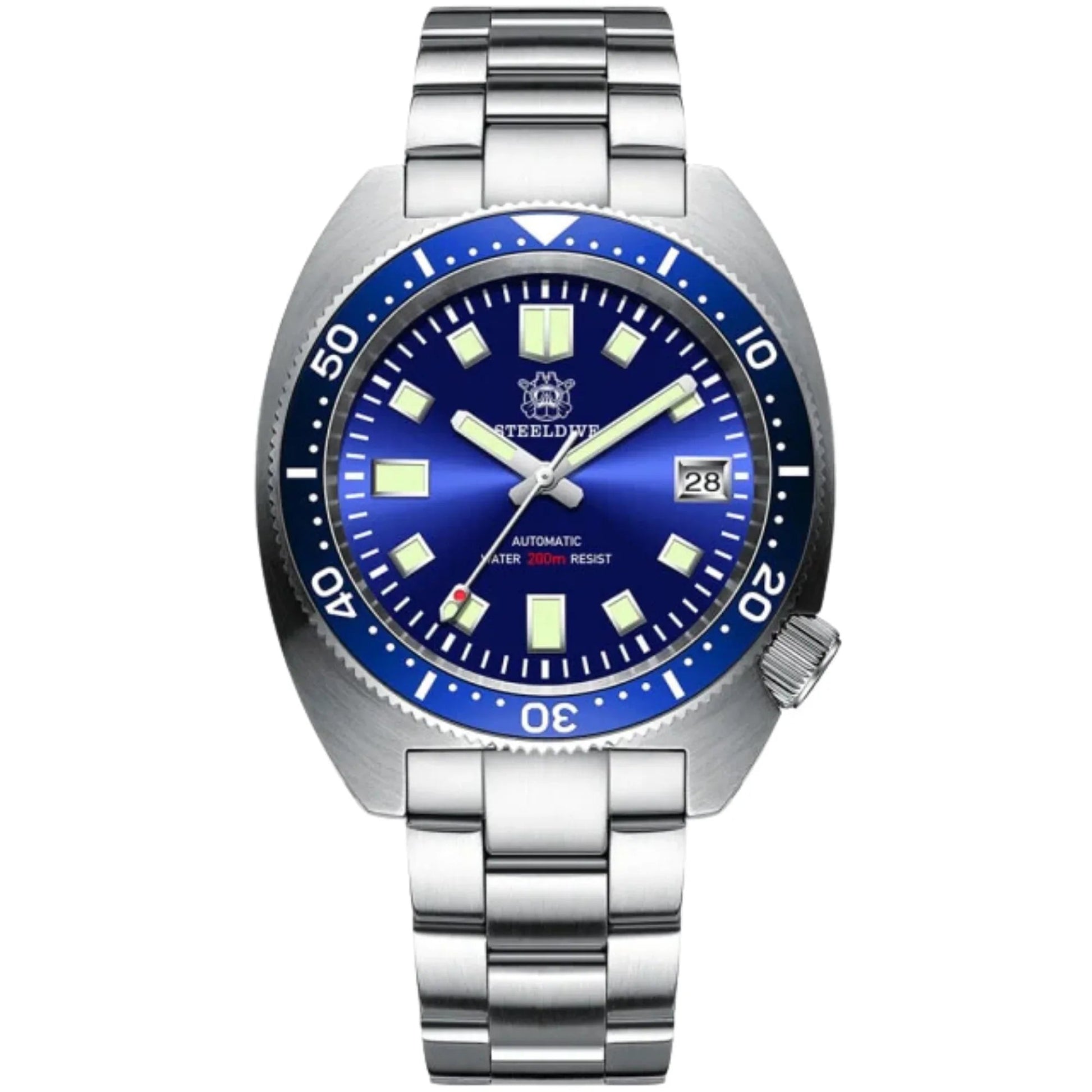 STEELDIVE SD1977 6105/8000 Slim Turtle Diver Watch - DREAM WATCHES