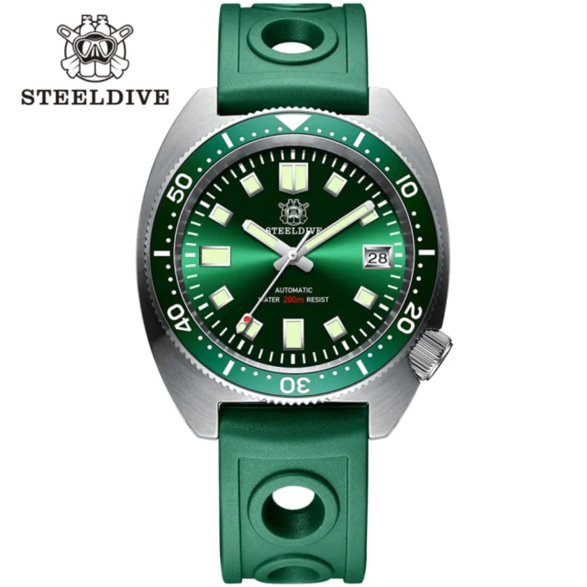 STEELDIVE SD1977 6105/8000 Slim Turtle Diver Watch - DREAM WATCHES